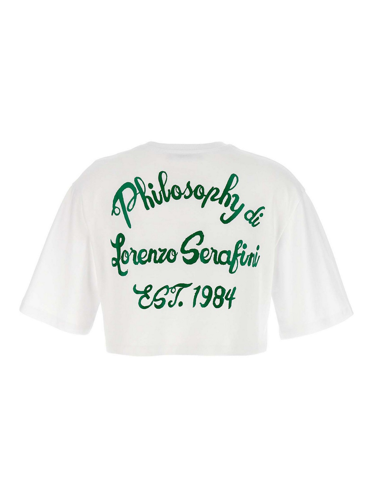 Logo Print Cropped T-Shirt 070207561384 (PHILOSOPHY / Tシャツ・カットソー ) | PHILOSOPHY (フィロソフィ)(1)