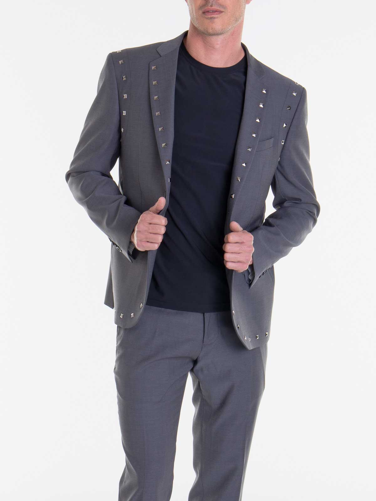 Button Long Sleeve Jacket RMP24091GCPSGREYMEDM (JOHN RICHMOND / ブレザー・ジャケット ) | JOHN RICHMOND (ジョン リッチモンド)(2)