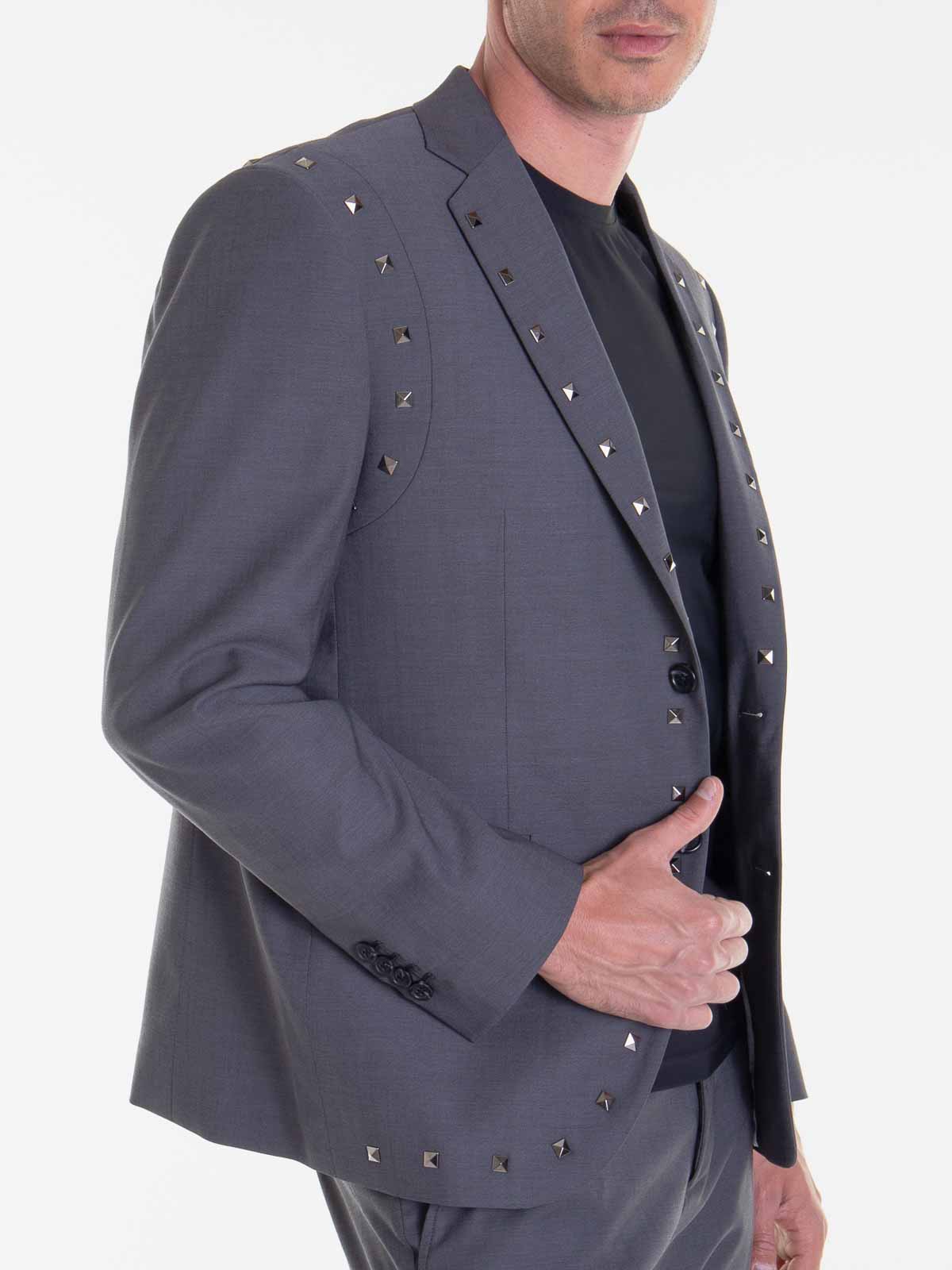 Button Long Sleeve Jacket RMP24091GCPSGREYMEDM (JOHN RICHMOND / ブレザー・ジャケット ) | JOHN RICHMOND (ジョン リッチモンド)(4)