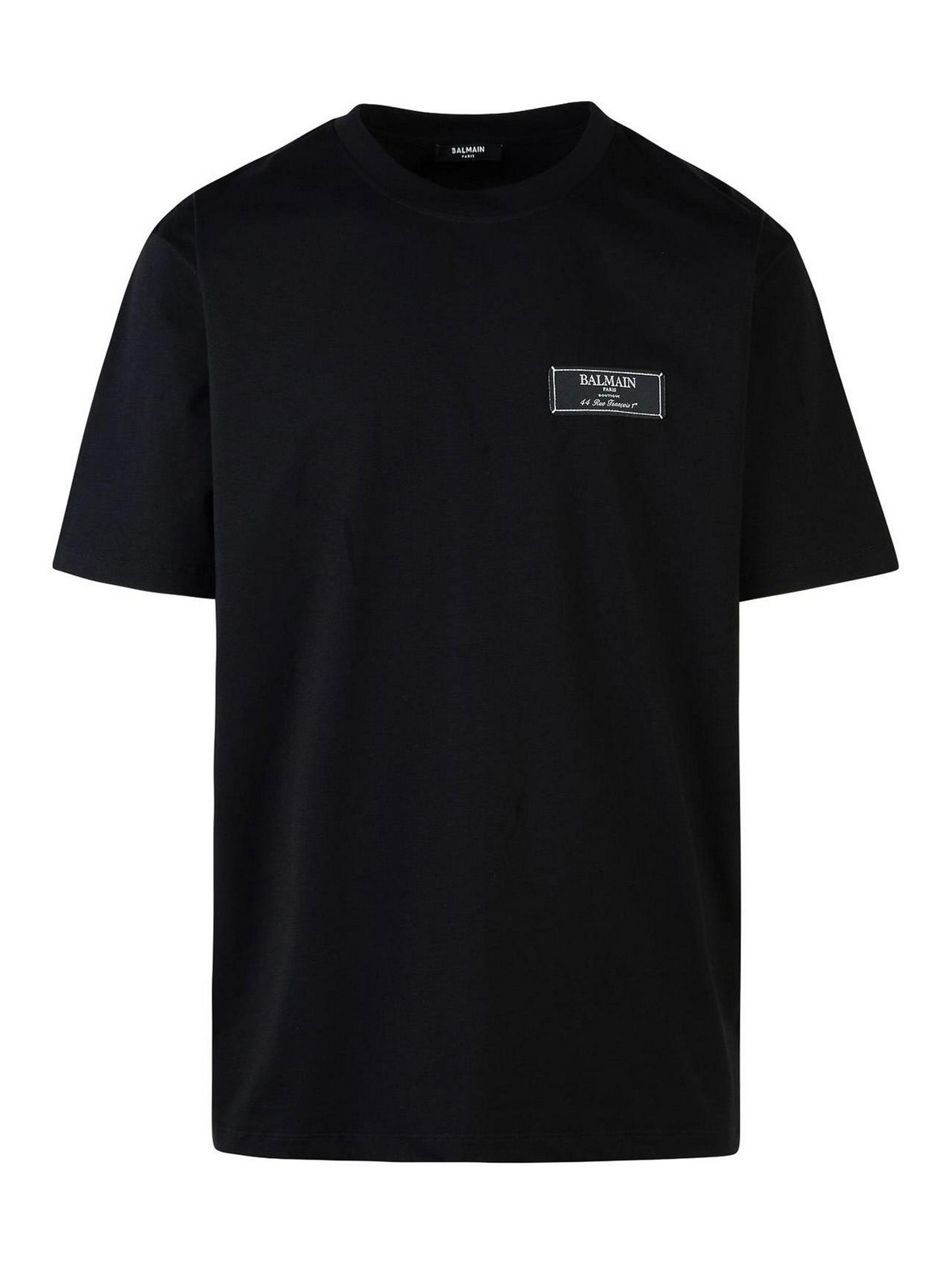 Black Cotton T-Shirt DH1EG000JB540PA (Balmain / Tシャツ・カットソー ) | Balmain (バルマン)