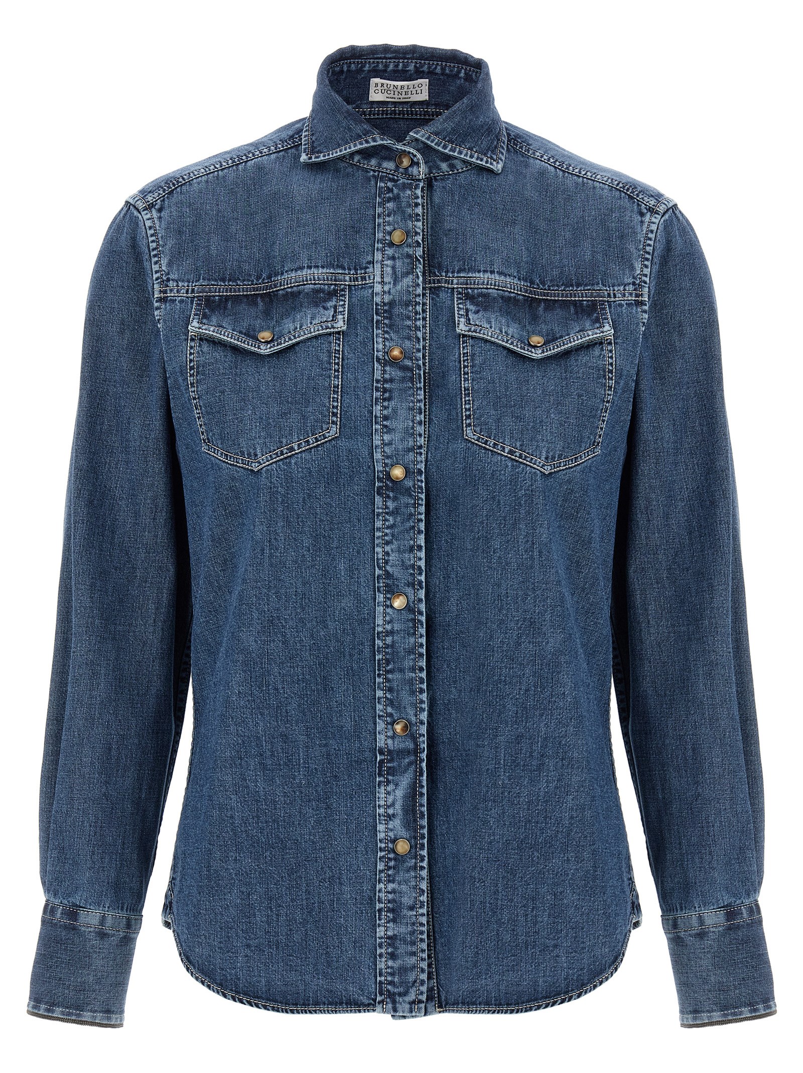 Denim shirt MH192NL626C9031 (Brunello Cucinelli / シャツ・ブラウス ) | Brunello Cucinelli (ブルネロ・クチネリ)