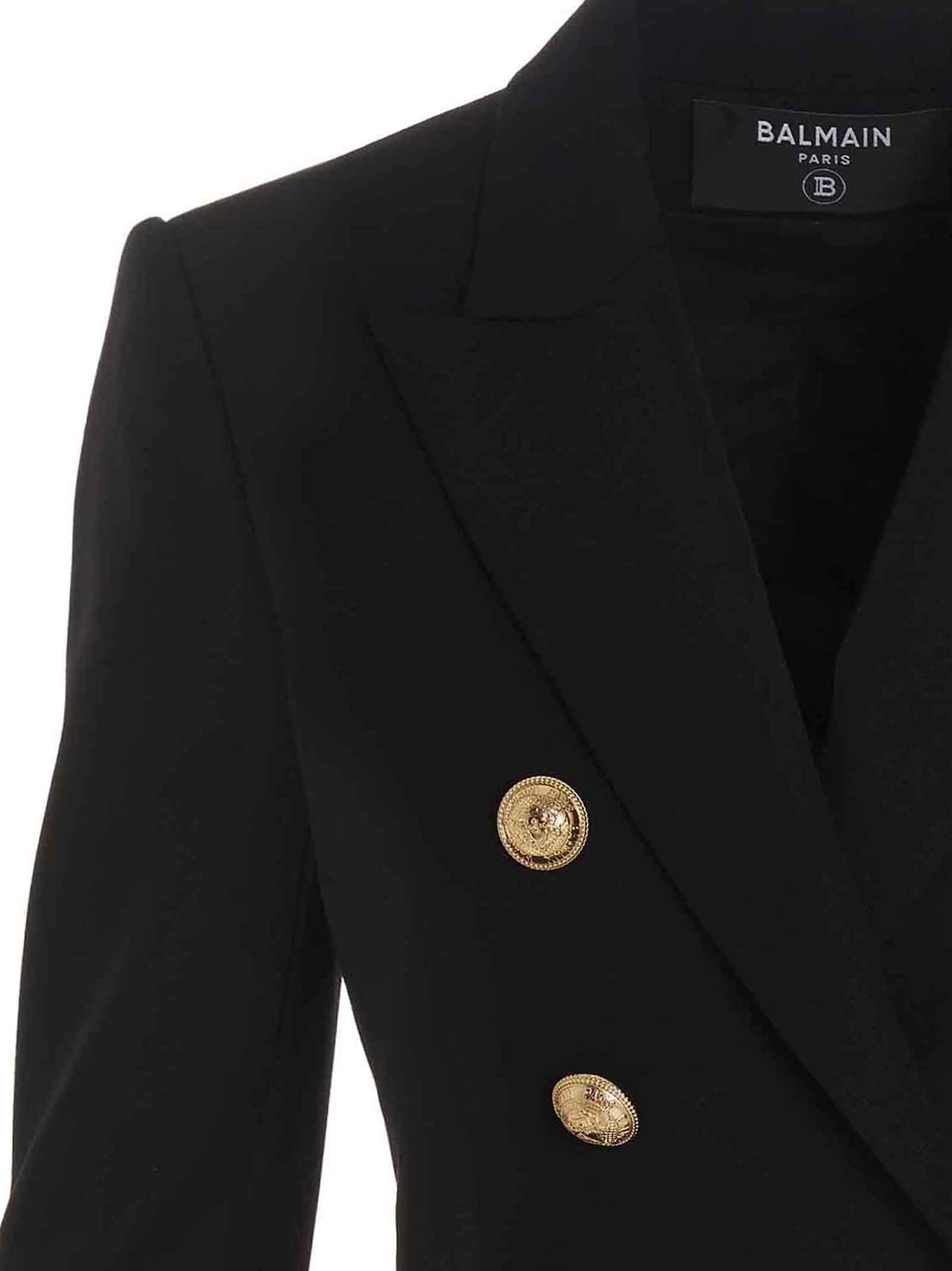 Double breast blazer jacket with logo buttons BF1SG008WC090PA (Balmain / スーツ・ジャケット ) | Balmain (バルマン)(2)