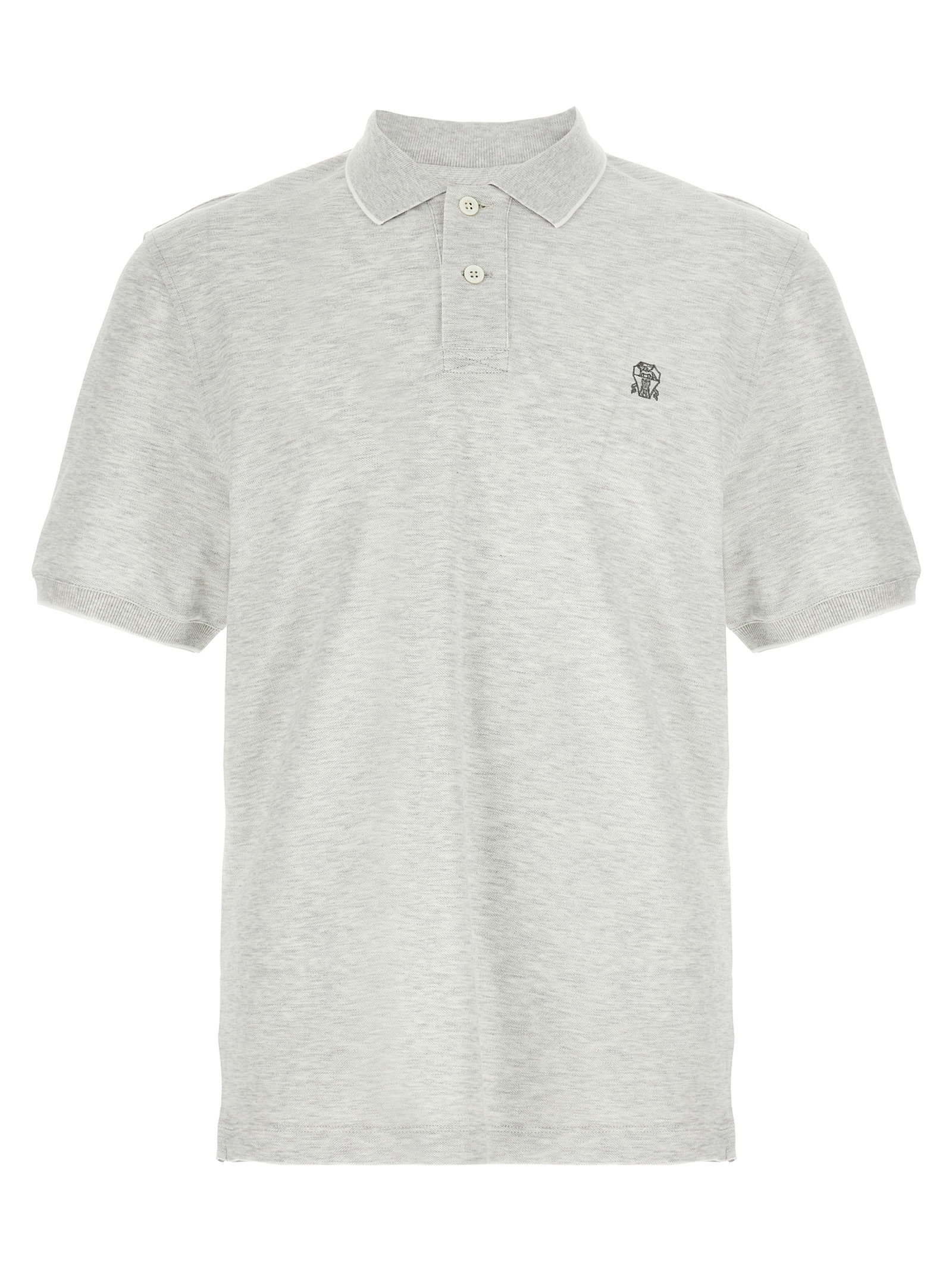 Logo piqué polo shirt ME8549779GCY887 (Brunello Cucinelli / ポロシャツ ) | Brunello Cucinelli (ブルネロ・クチネリ)