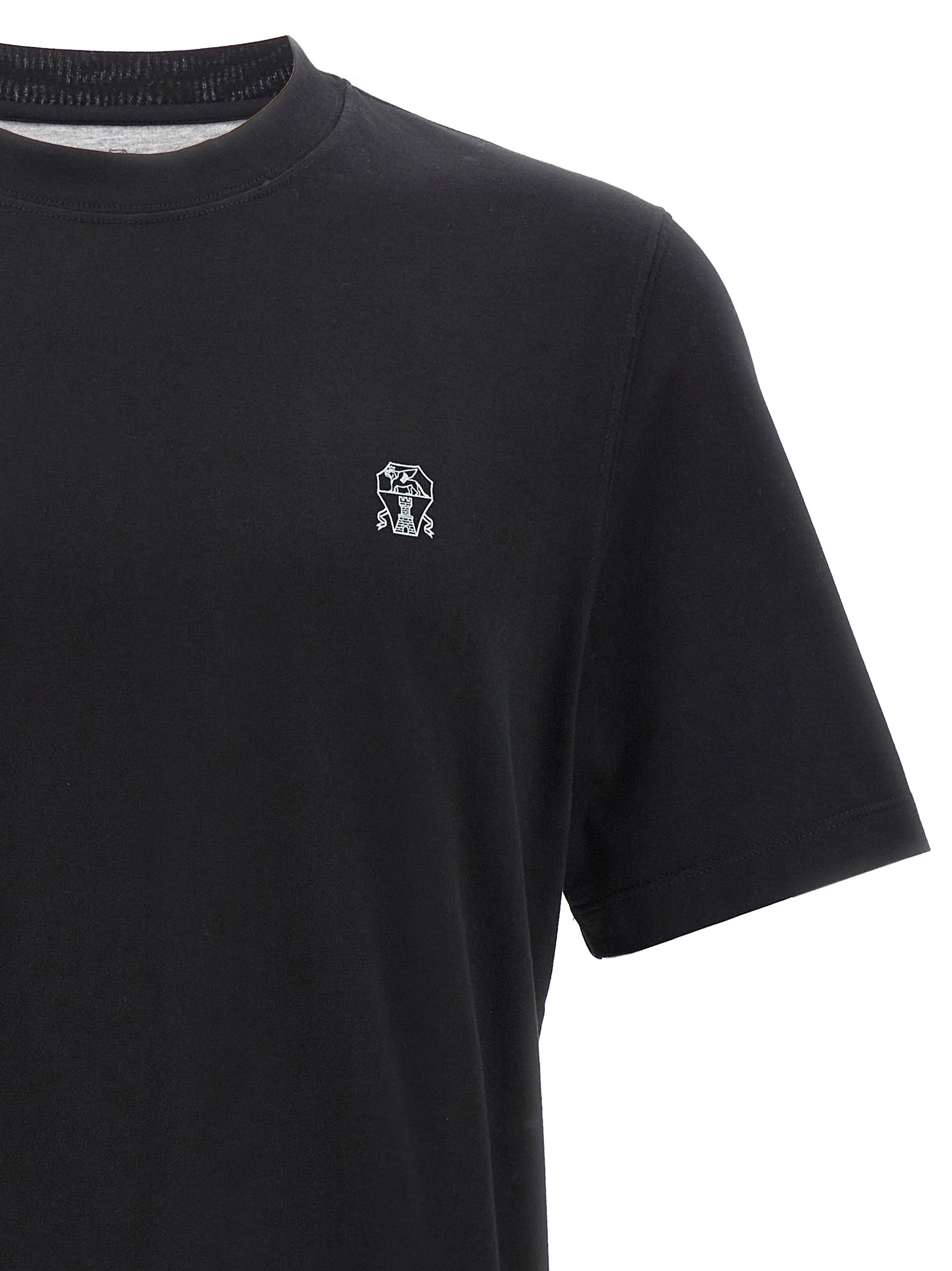Logo T-shirt M0B138440C101 (Brunello Cucinelli / Tシャツ・カットソー ) | Brunello Cucinelli (ブルネロ・クチネリ)(2)