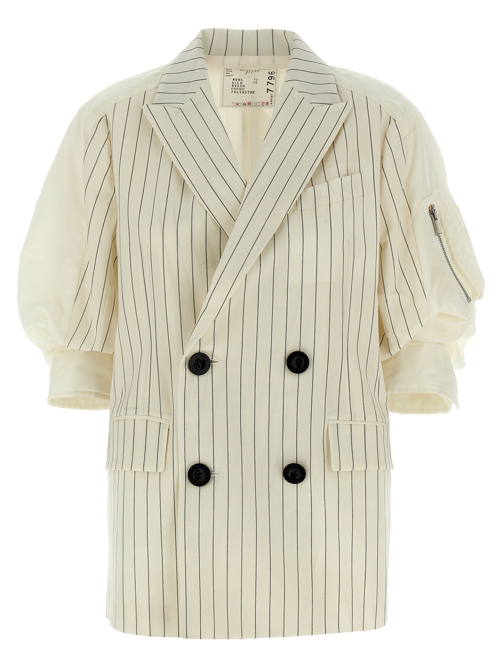 Pinstripe blazer 2507796817 (sacai / ブレザー・ジャケット ) | sacai (サカイ)