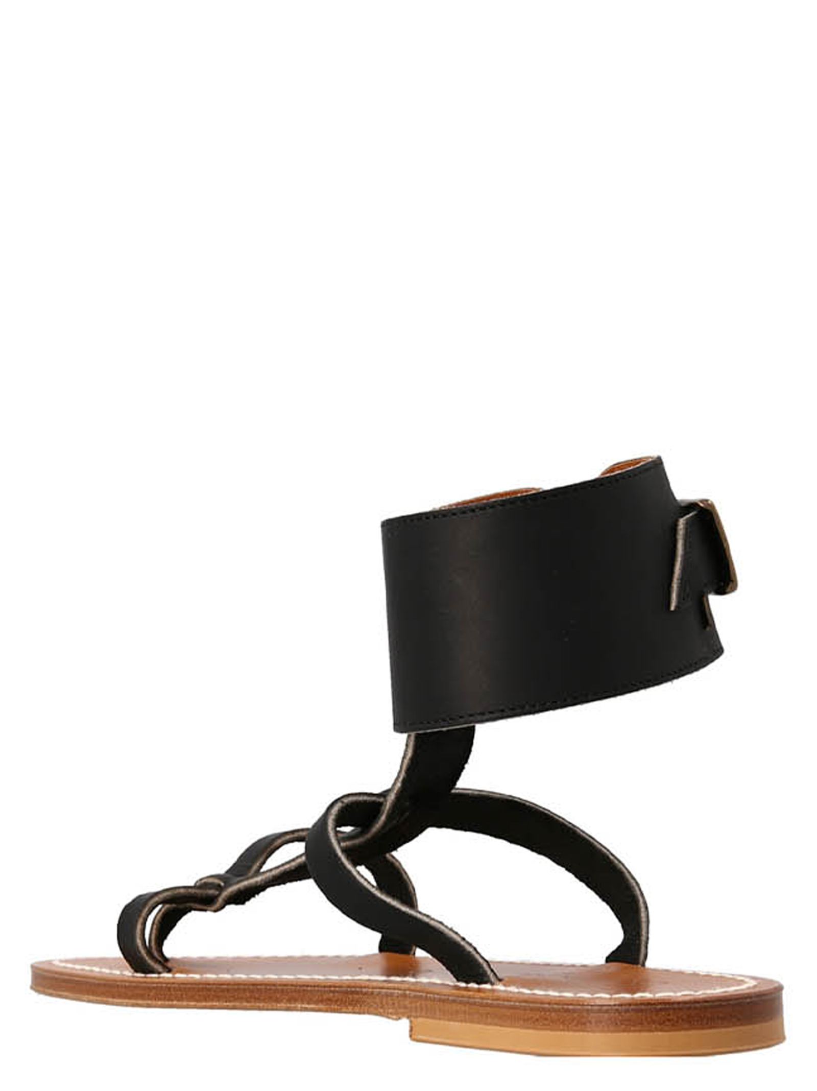 サンダル・ミュール K Jacques SS24 'Caravelle' sandals (CARAVELLE PULNATUREL) K JACQUES ST TROPEZ + NET SUSTAIN Caravelle leather sandals