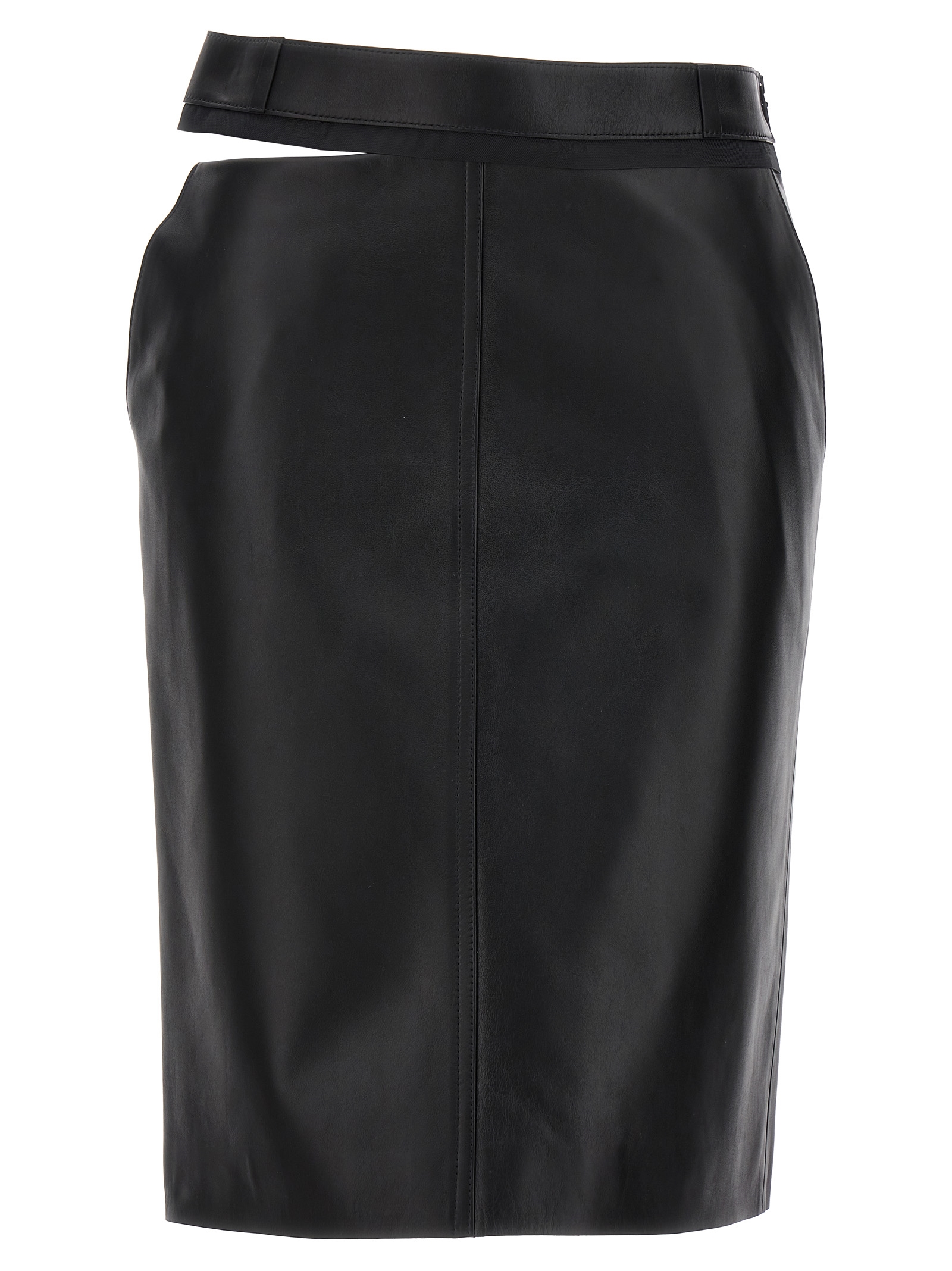 Leather midi skirt FPD774AQ31F0GME (FENDI / スカート ) | FENDI (フェンディ)