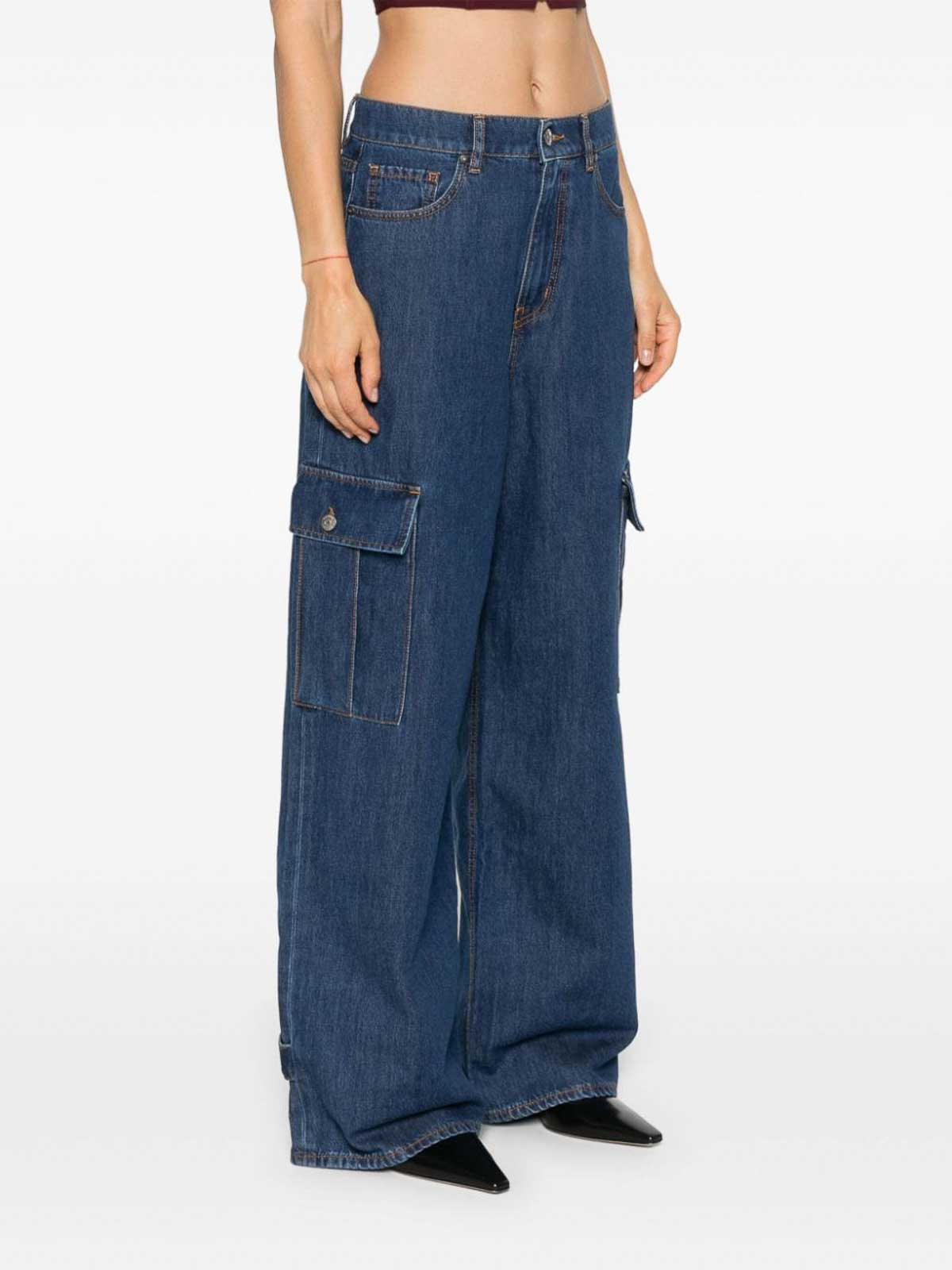 Straight Cargo Jeans D232321CIGAN241000 (P.A.R.O.S.H. / ジーンズ ) | P.A.R.O.S.H. (パロッシュ)(3)