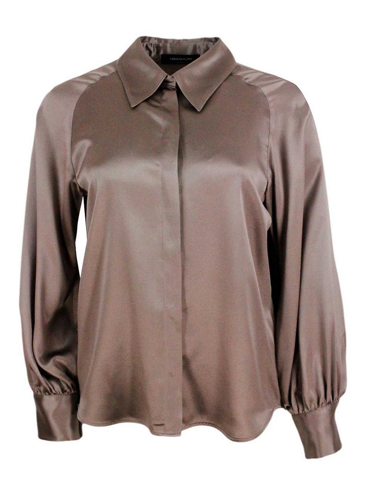 Stretch silk shirt CAD223F6151250 (FABIANA FILIPPI / シャツ・ブラウス ) | FABIANA FILIPPI (ファビアナフィリッピ)