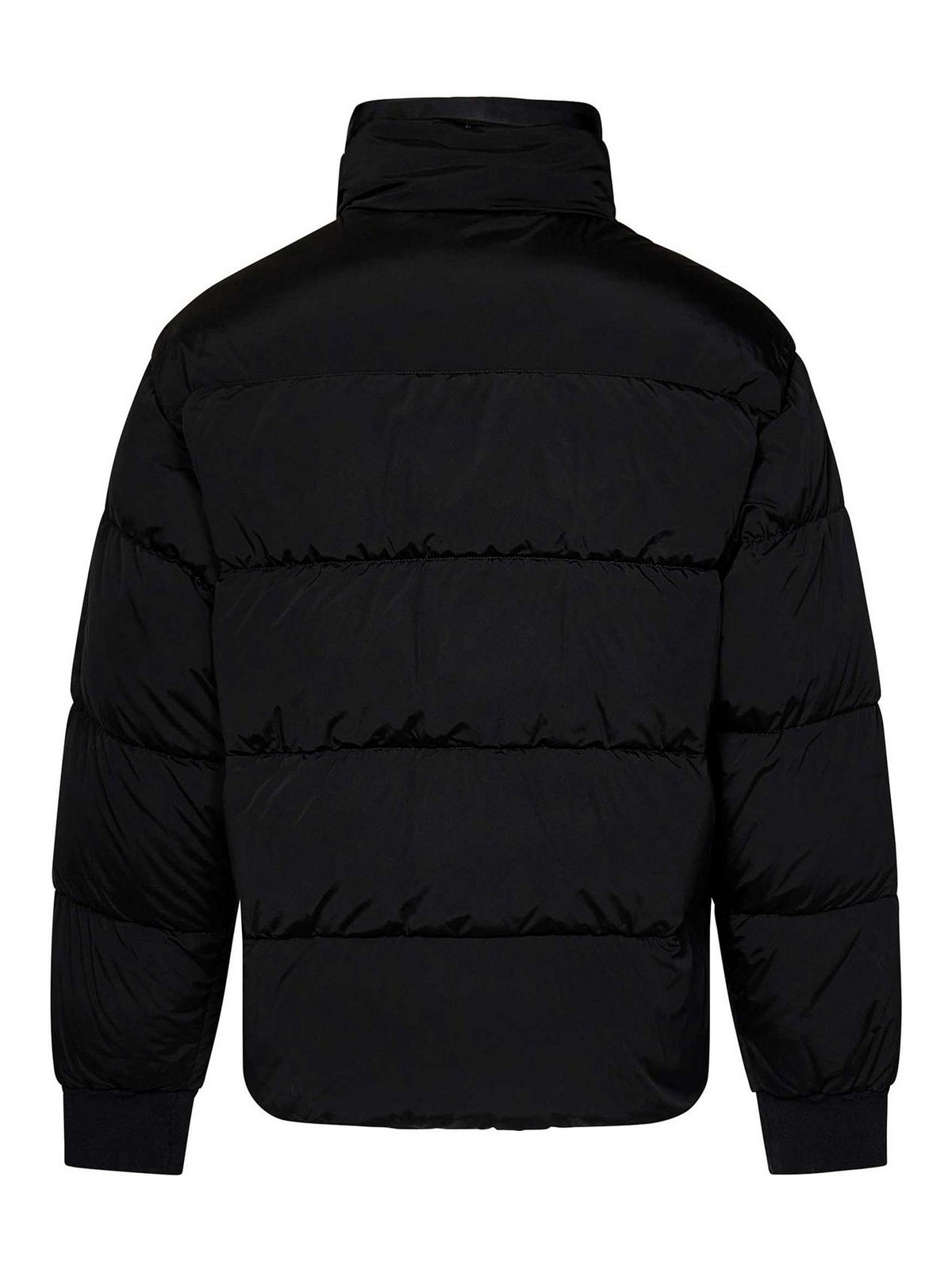 Quilted Black Nylon High-Neck Down Jacket Wit 17CMOW172A005864G999 (C.P. Company / ダウンジャケット・コート ) | C.P. Company (シーピーカンパニー)(1)