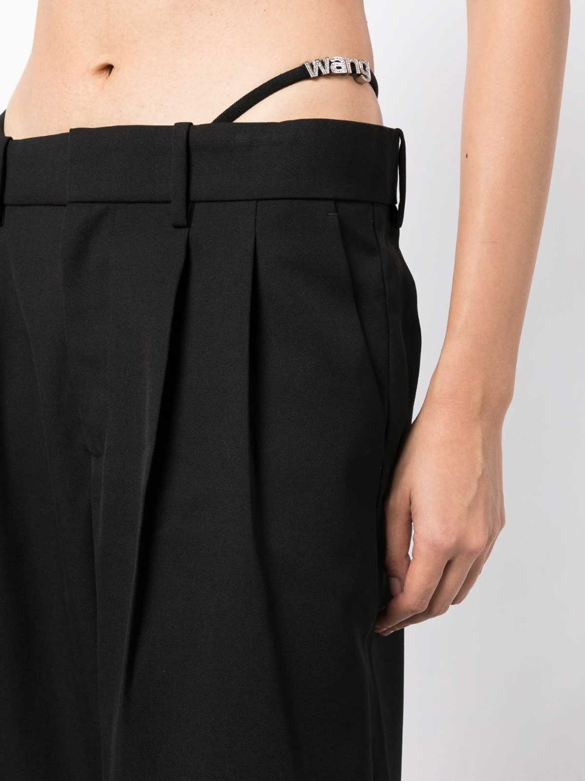 Wide-Leg Trousers 1WC3234631001 (alexanderwang / パンツ ) | alexanderwang (アレキサンダーワン)(4)