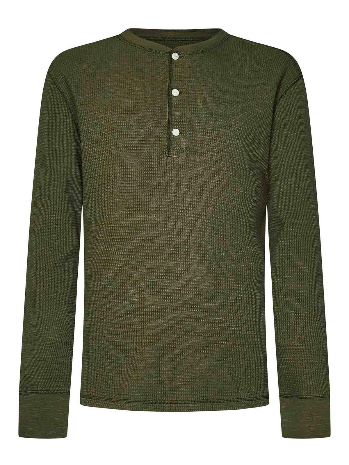 Cotton Long-Sleeved Henley Shirt 782943935001 (RALPH LAUREN / シャツ・ブラウス ) | RALPH LAUREN (ラルフ ローレン)