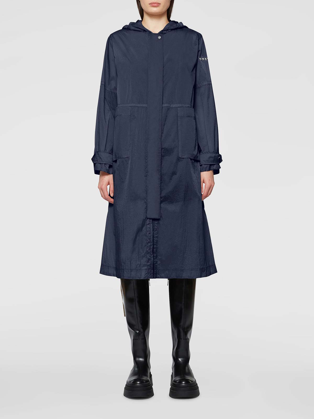 Navy Blue Long Parka 9AWH723930 (add / コート ) | add (エーディーディー)(1)