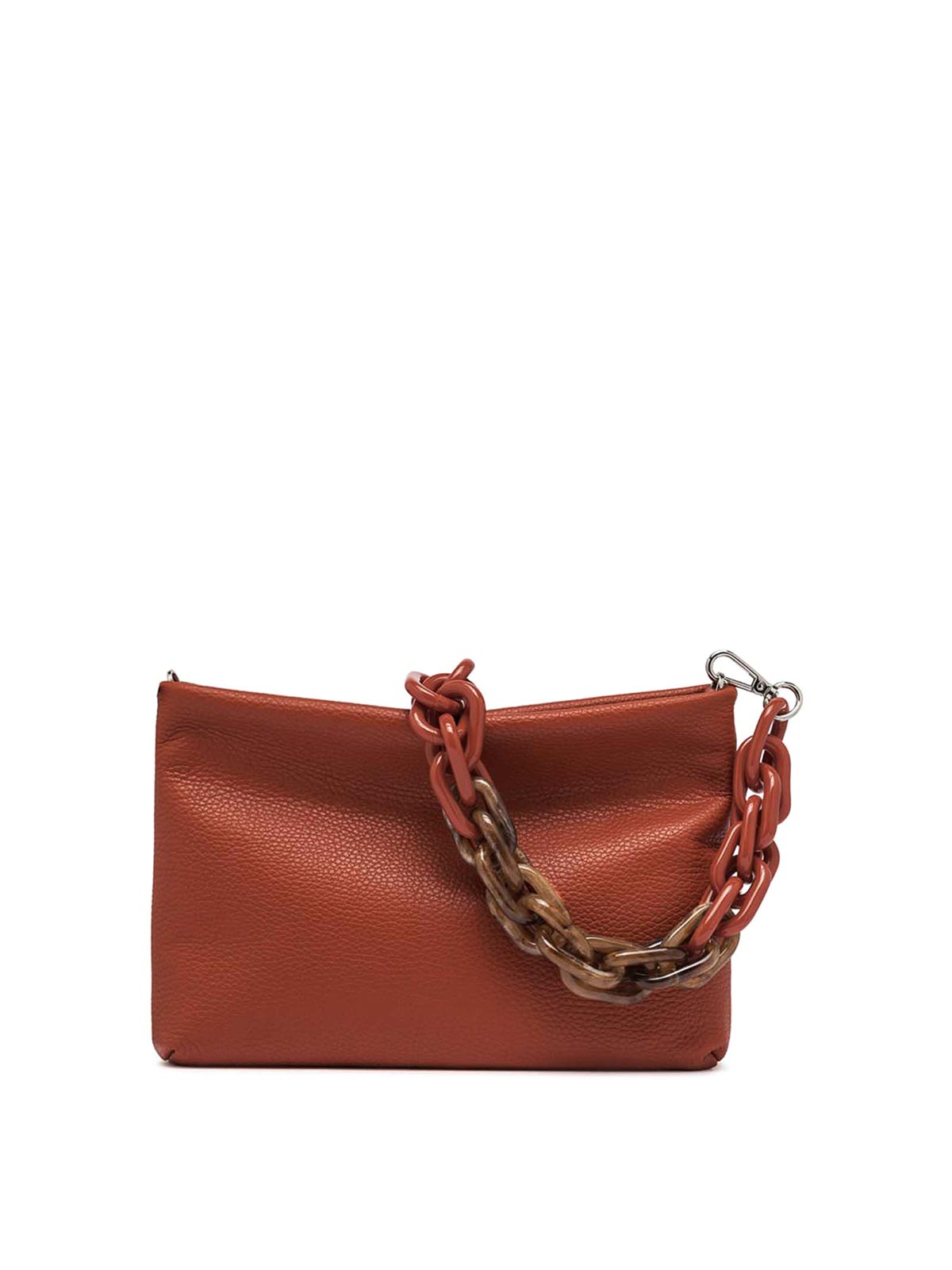 Brenda clutch bag in textured leather BS8265COMMGRN13618 (GIANNI CHIARINI / クラッチバッグ・ポーチ ) | GIANNI CHIARINI (ジャンニ キアリーニ)