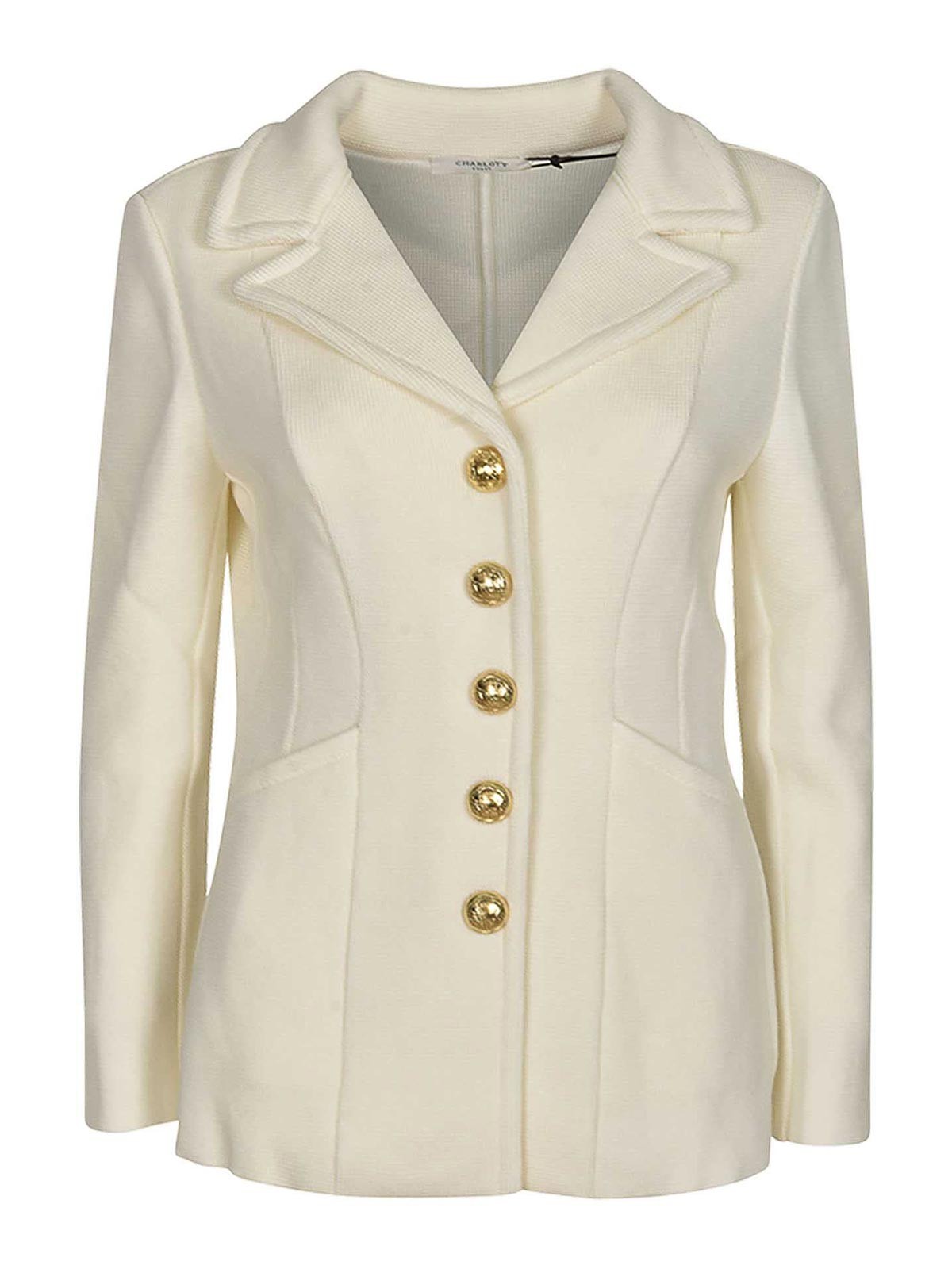 Jackets White 520219BIANCO (Charlott / ブレザー・ジャケット ) | Charlott (シャルロット)