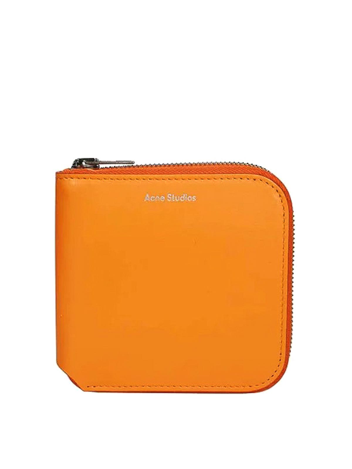 Logo Print Leather Zip Around Wallet FNUXSLGS000054 (Acne Studios / 財布・カードケース ) | Acne Studios (アクネ ストゥディオズ)