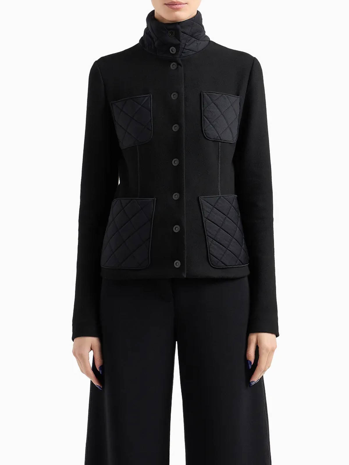 Single-Breasted Viscose Jersey Jacket 6DAG63AJXKZUC99 (GIORGIO ARMANI / カジュアルジャケット ) | GIORGIO ARMANI (ジョルジオ アルマーニ)(2)