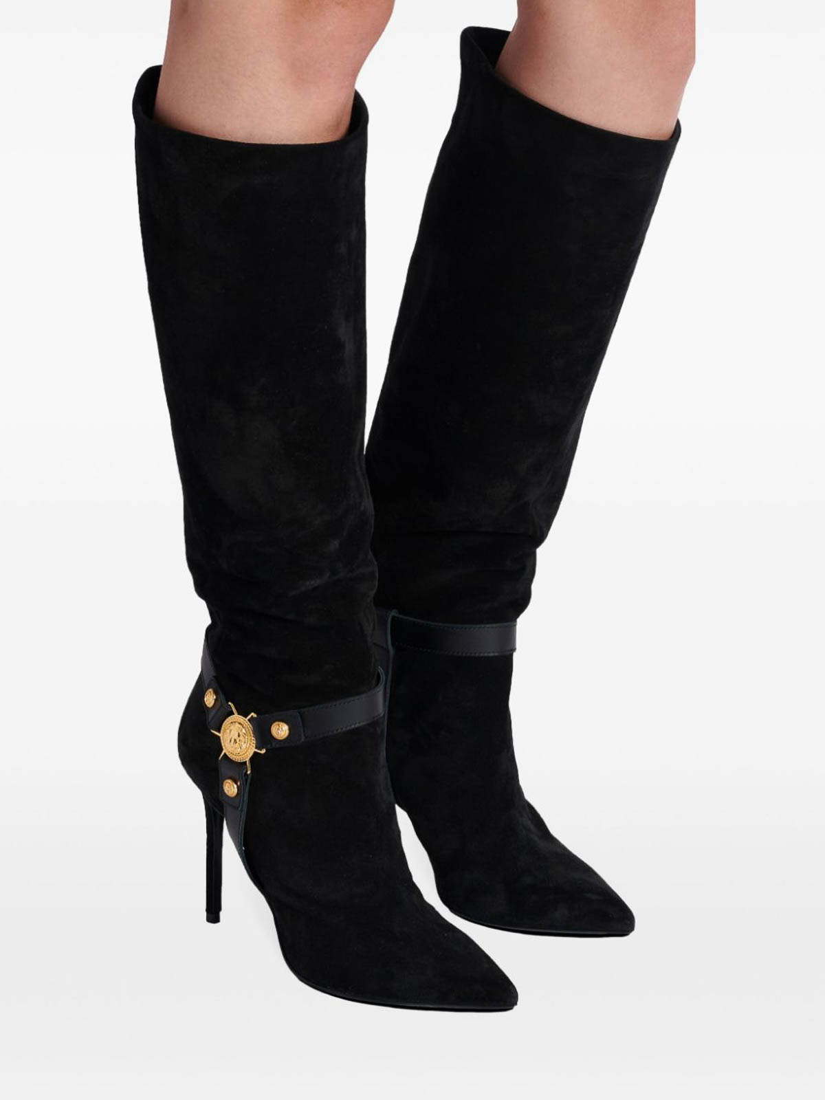 Eva High Stiletto Heel Boots DN1TA046LSOV0PA (Balmain / ブーツ ) | Balmain (バルマン)(1)