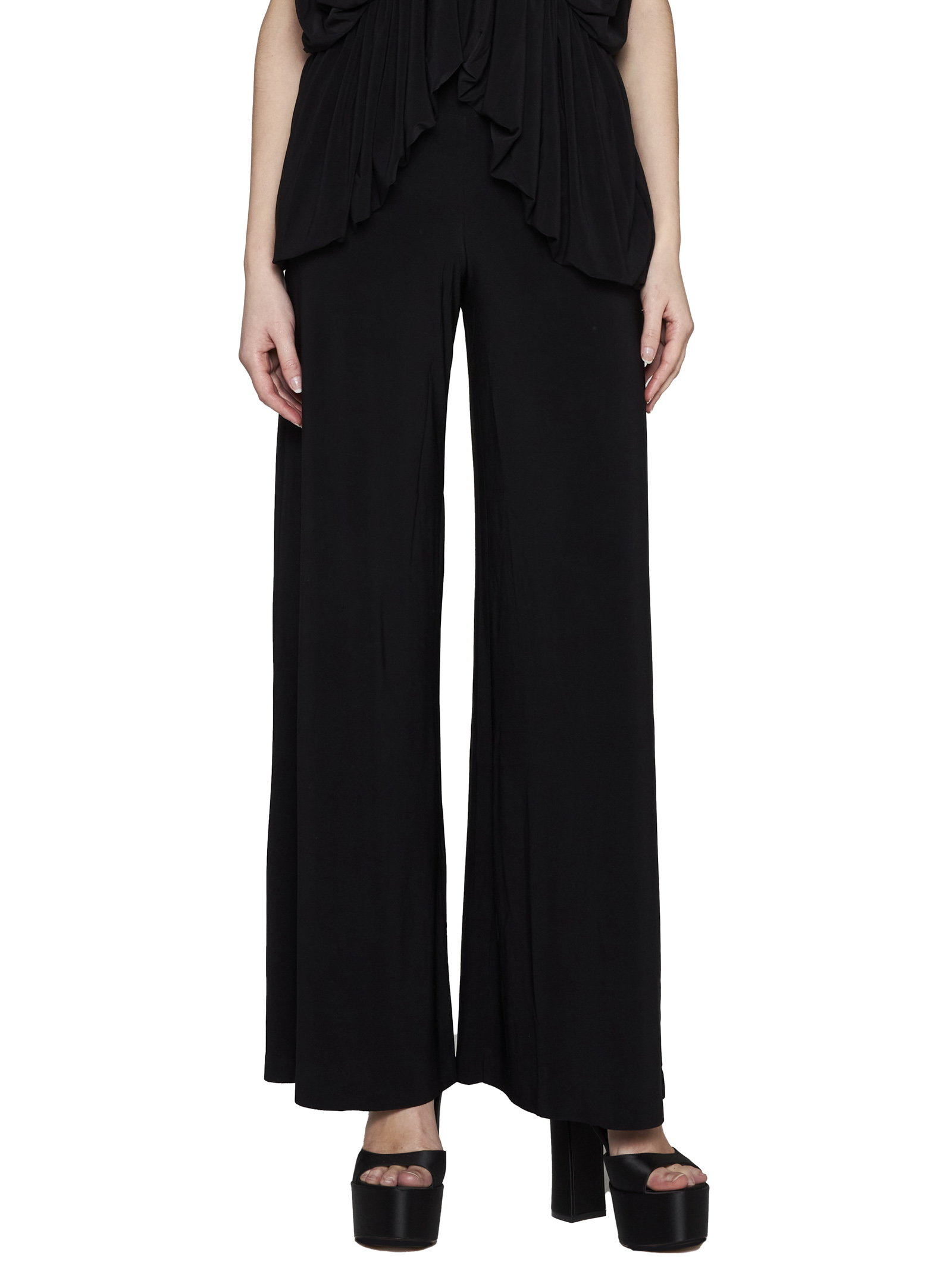 Norma Kamali Trousers Black KK2277PL112001BLACK (NORMA KAMALI / パンツ ) | NORMA KAMALI (ノーマカマリ)(1)