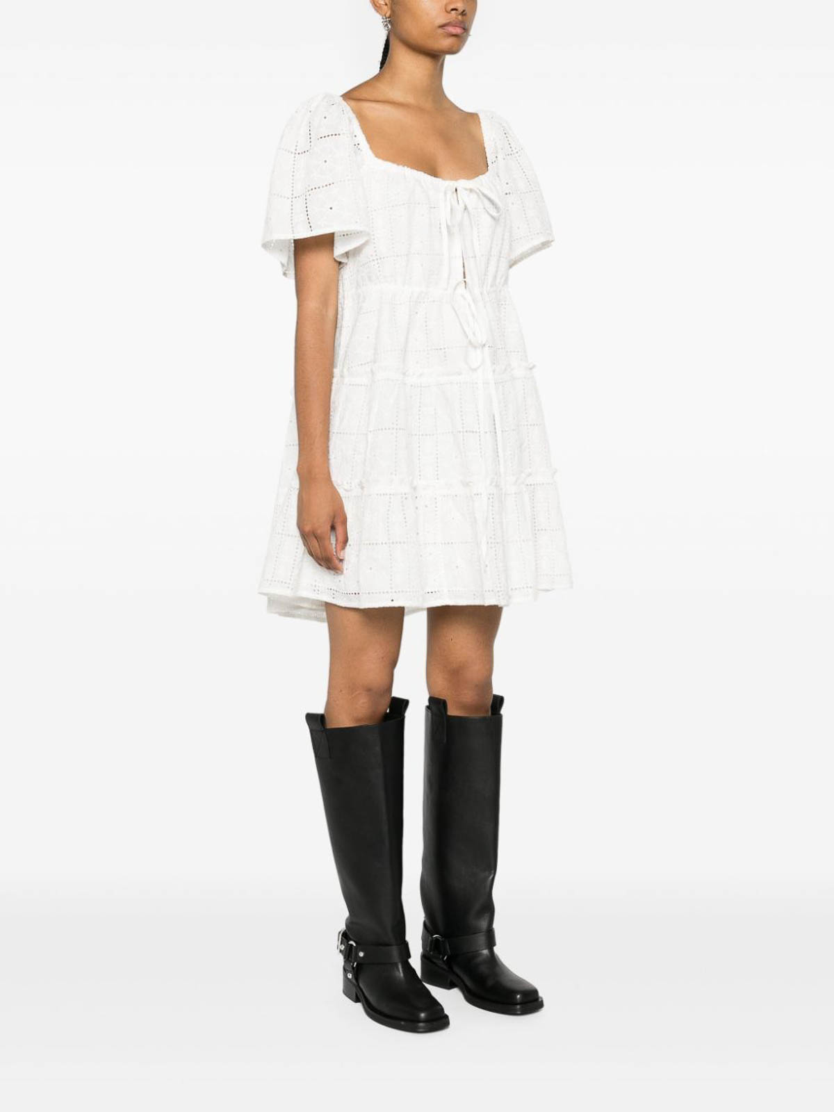 Light Broderie Anglaise Layer Dress F9332135 (GANNI / ワンピース・ドレス・オールインワン ) | GANNI (ガニー)(1)