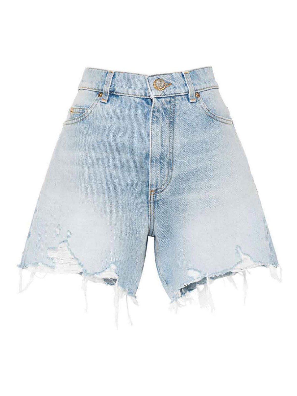 Rise Denim Shorts DF1MA121DE536FC (Balmain / ショートパンツ ) | Balmain (バルマン)