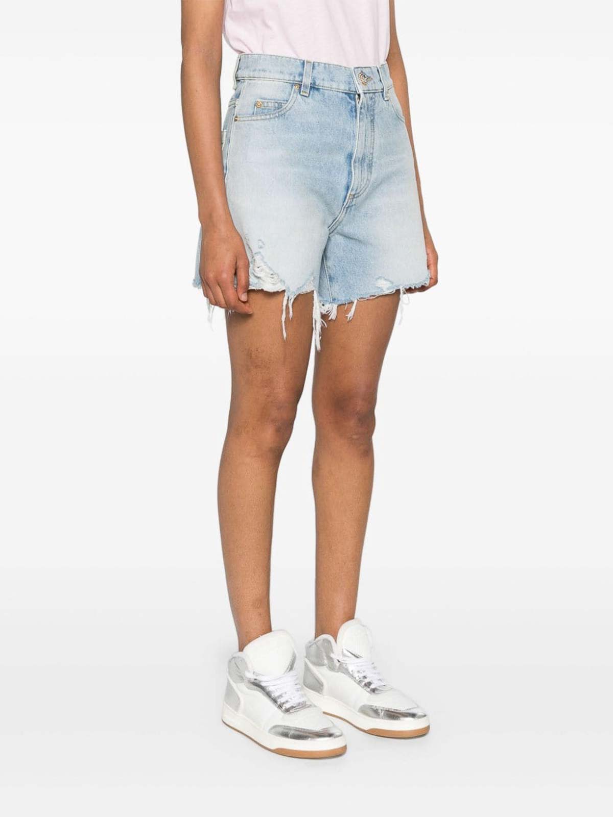 Rise Denim Shorts DF1MA121DE536FC (Balmain / ショートパンツ ) | Balmain (バルマン)(2)