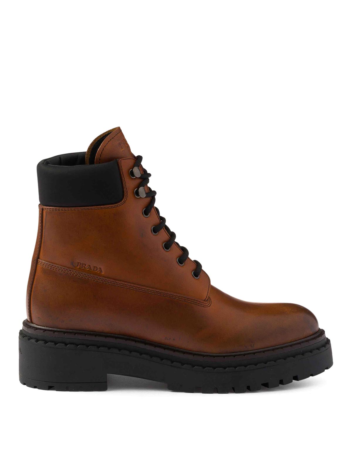 Leather And Re-Nylon Booties 1T704NFG0553LPPF0046 (Prada / ブーツ ) | Prada (プラダ)