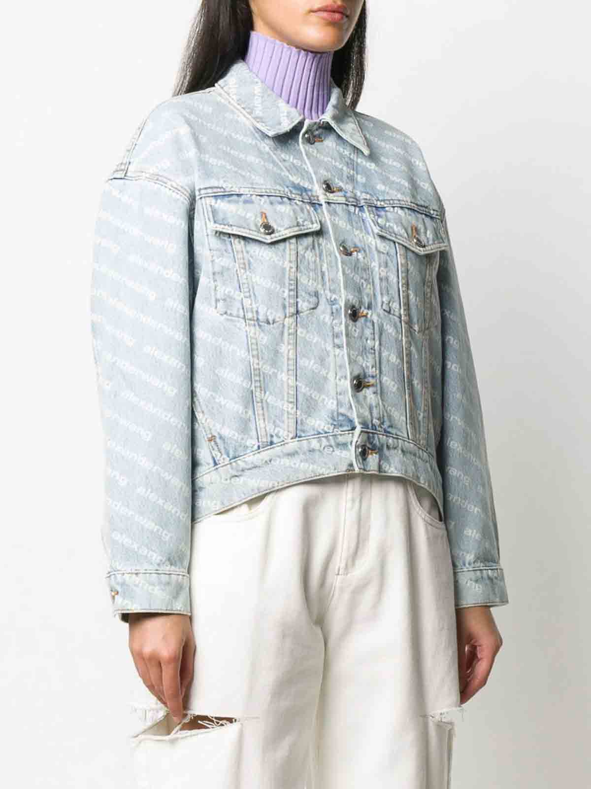 Falling Back Jacket Logo 4DC22027270 (alexanderwang / カジュアルジャケット・ベスト ) | alexanderwang (アレキサンダーワン)(2)