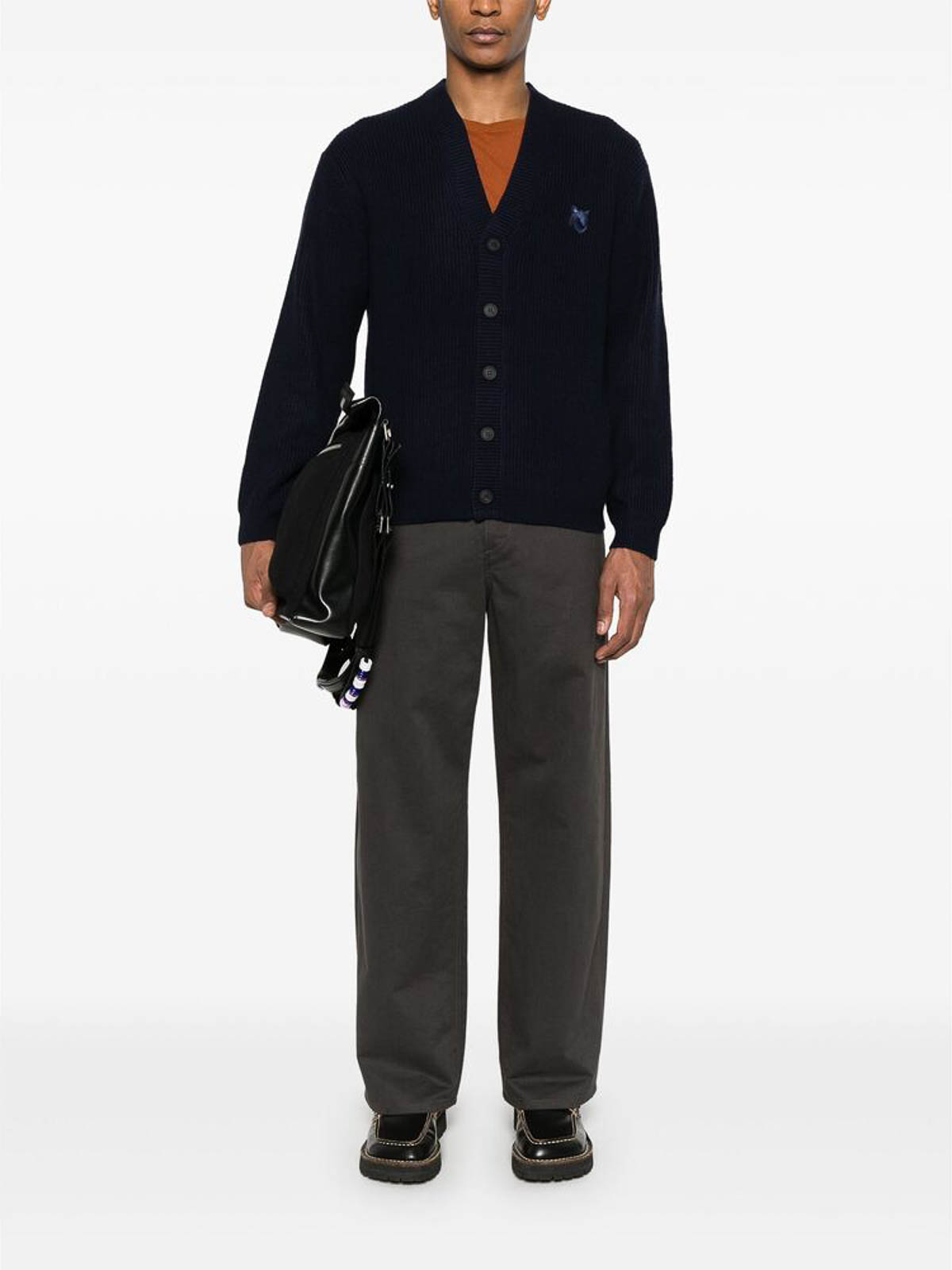 Sweater NM00501KT1093INBLU (Maison Kitsuné / ニット・セーター・カーディガン ) | Maison Kitsuné (メゾン キツネ)(1)