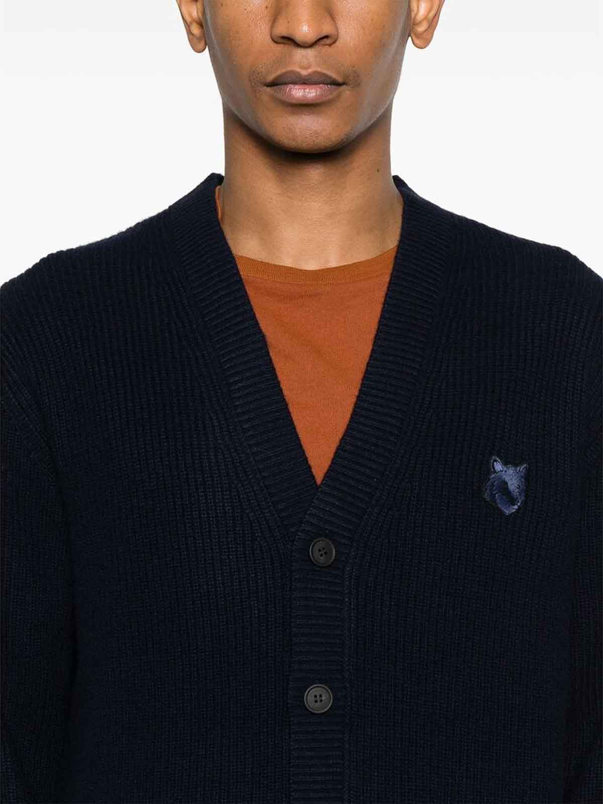 Sweater NM00501KT1093INBLU (Maison Kitsuné / ニット・セーター・カーディガン ) | Maison Kitsuné (メゾン キツネ)(2)