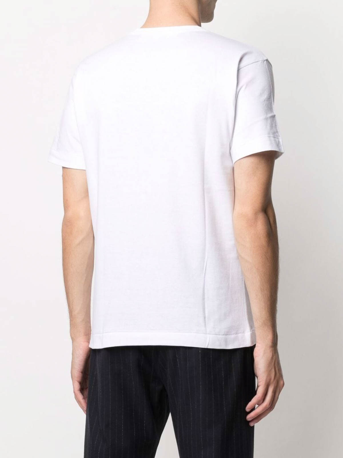 Front Logo T-Shirt AXT280051WHITE (PLAY Comme Des Garçons / Tシャツ・カットソー ) | PLAY Comme Des Garçons (プレイ コムデギャルソン)(1)
