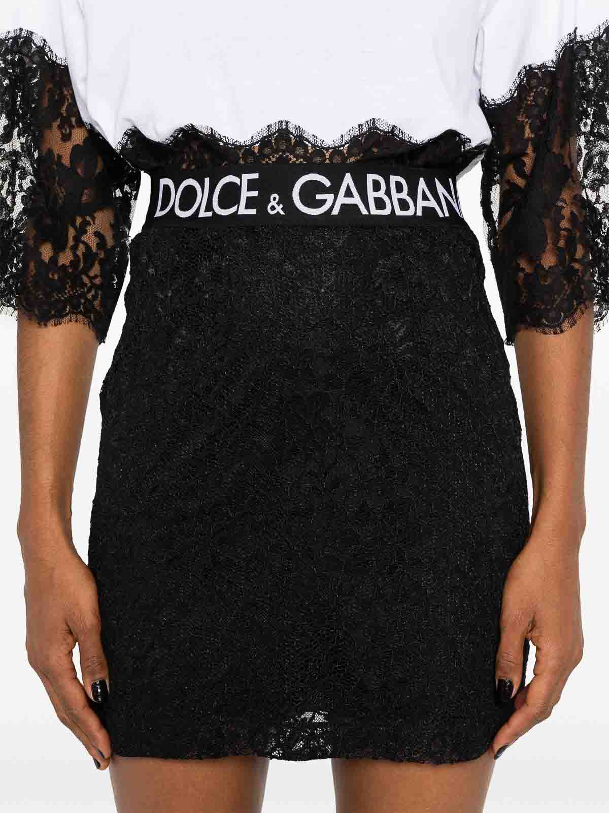 Lace Miniskirt F4CNKTFLRFFN0000 (Dolce & Gabbana / スカート ) | Dolce & Gabbana (ドルチェガッバーナ)(5)