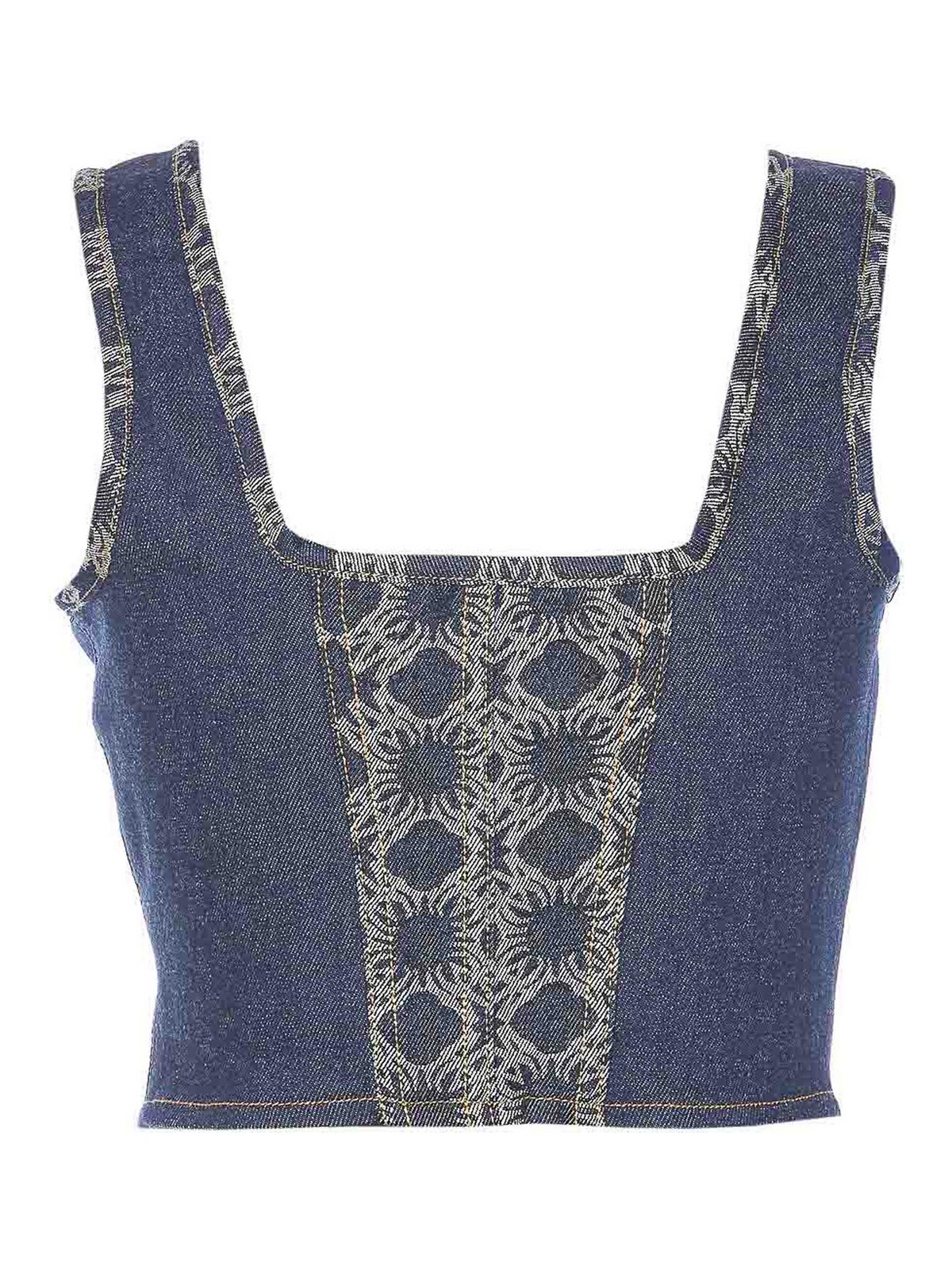 Ma Quad Corset Top DNBU1012INDIGO (AMIRI / タンクトップ・キャミソール ) | AMIRI (アミリ)(1)