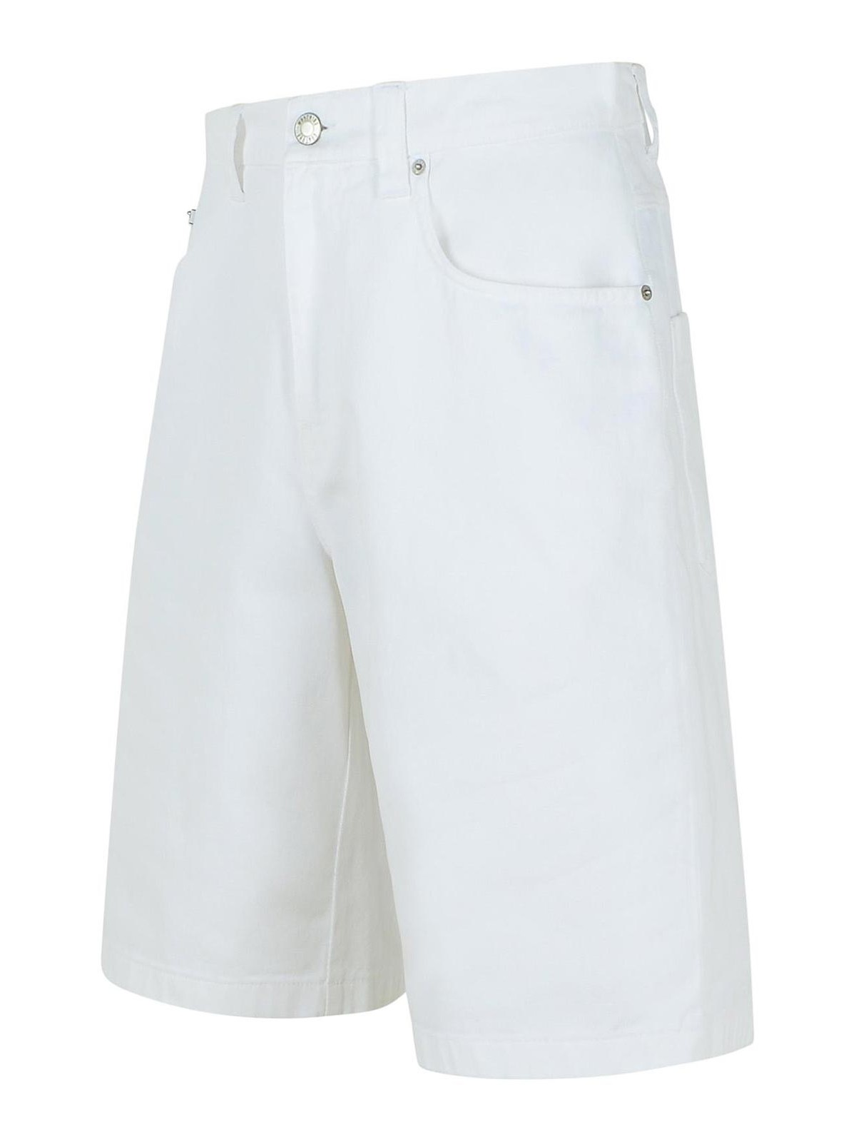 White Cotton Bermuda Shorts 034102270001 (MOSCHINO / ショートパンツ ) | MOSCHINO (モスキーノ)(2)