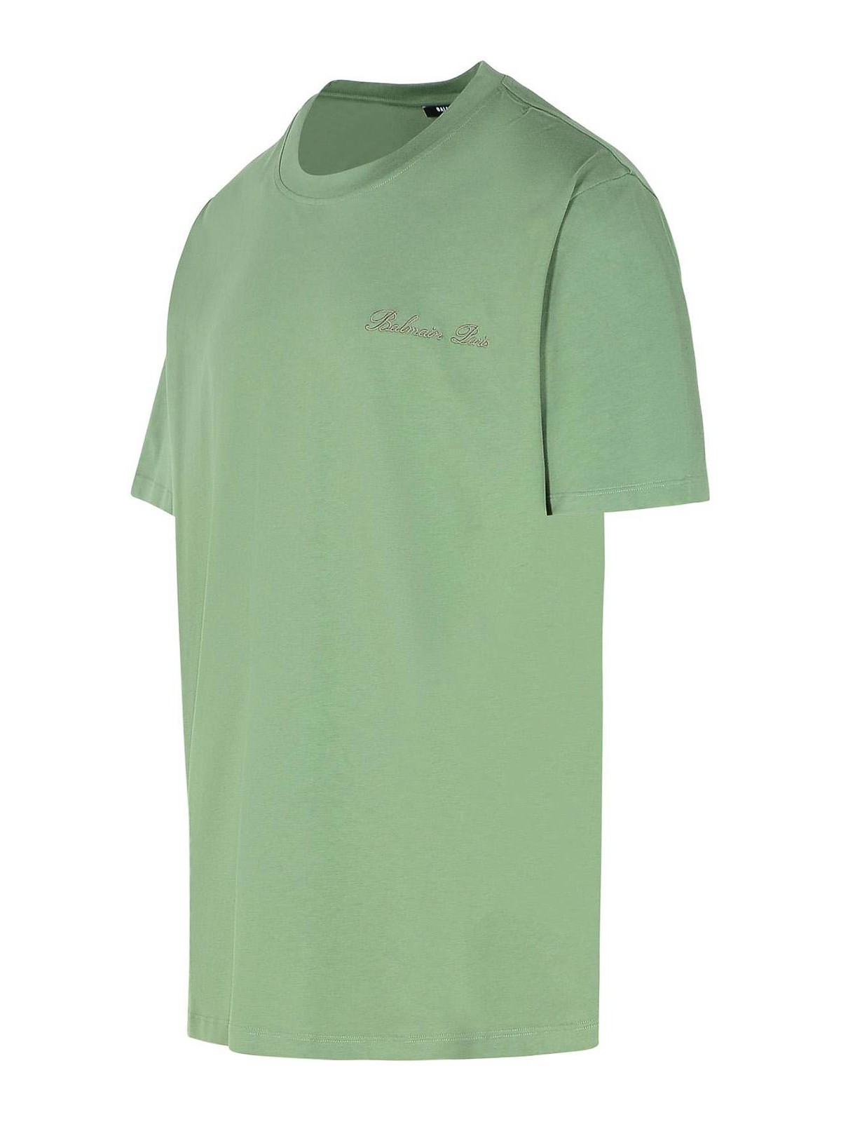 Green Cotton T-Shirt DH1EG010BC68ULA (Balmain / Tシャツ・カットソー ) | Balmain (バルマン)(2)