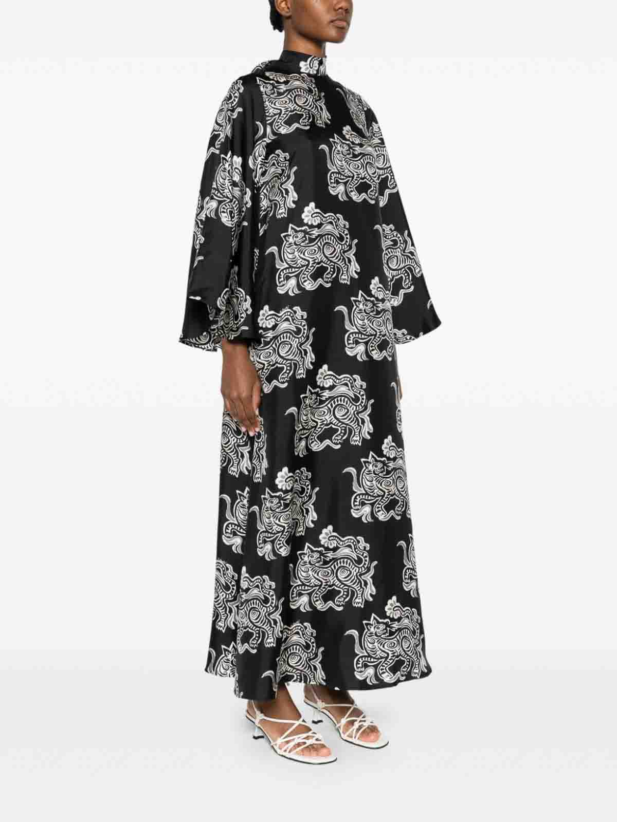 Magnifico Dress DRE0212SIL001TIG01BL03 (La DoubleJ / ワンピース・ドレス・オールインワン ) | La DoubleJ (ラダブルジェイ)(1)