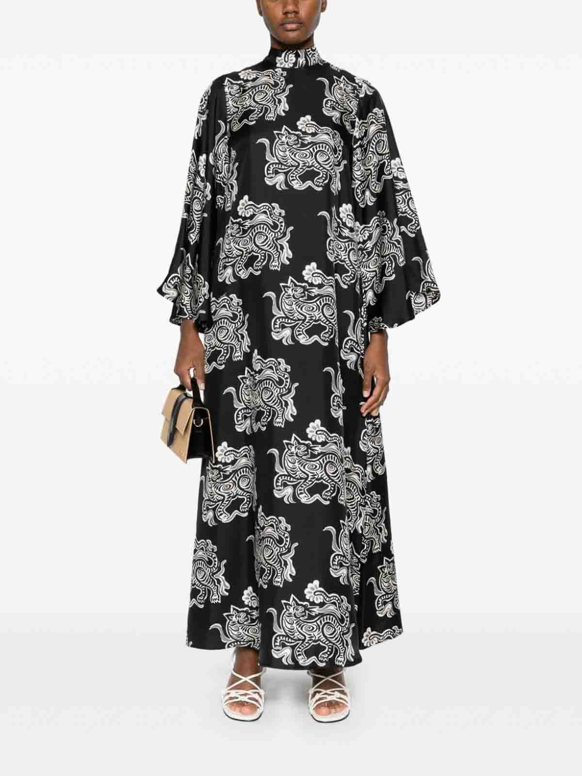 Magnifico Dress DRE0212SIL001TIG01BL03 (La DoubleJ / ワンピース・ドレス・オールインワン ) | La DoubleJ (ラダブルジェイ)(2)