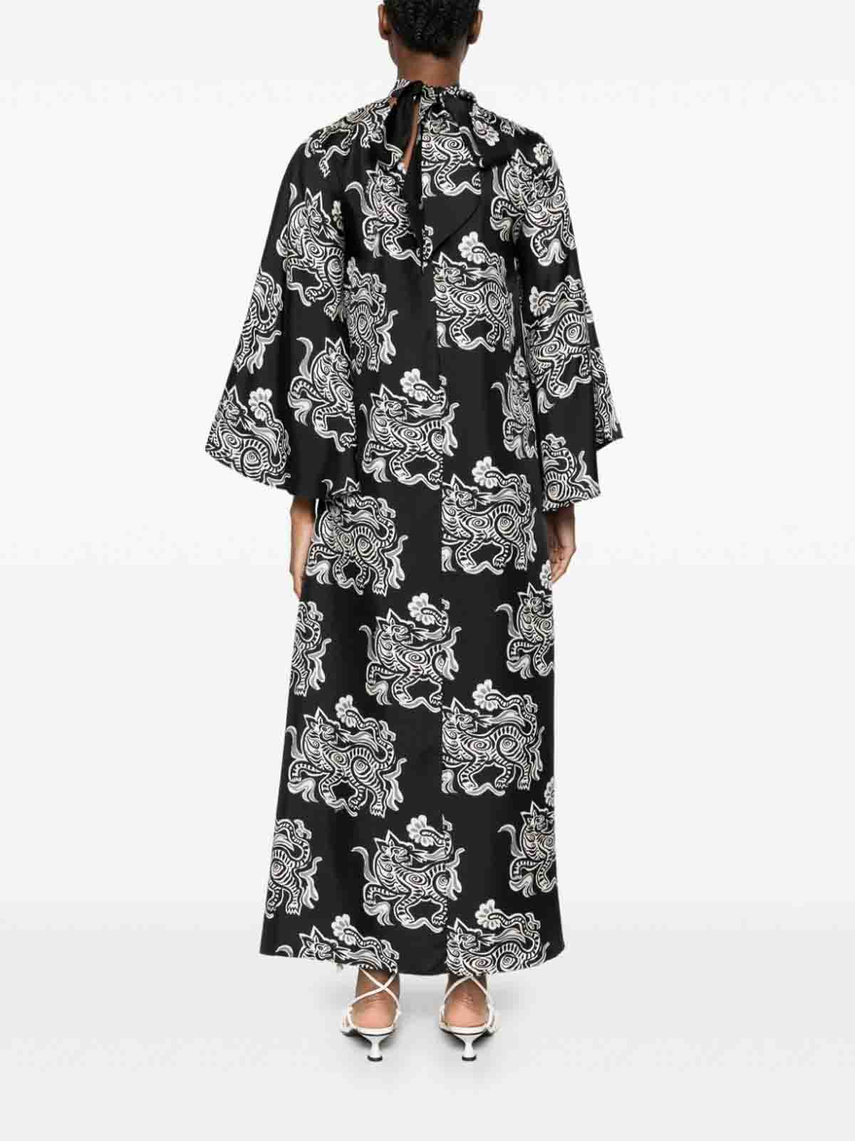 Magnifico Dress DRE0212SIL001TIG01BL03 (La DoubleJ / ワンピース・ドレス・オールインワン ) | La DoubleJ (ラダブルジェイ)(3)