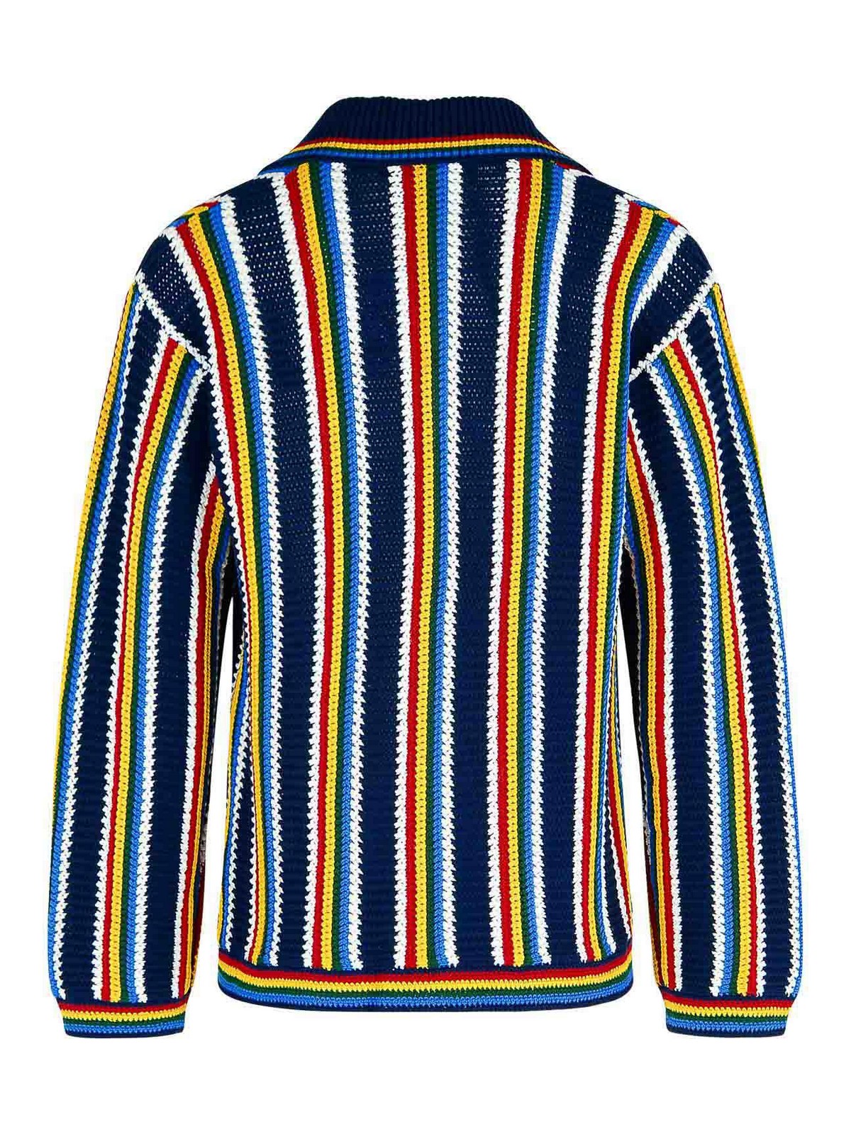 Crochet Multicolor Cotton Cardigan MPS25KW83601 (Casablanca / ニット・セーター・カーディガン ) | Casablanca (カサブランカ)(1)