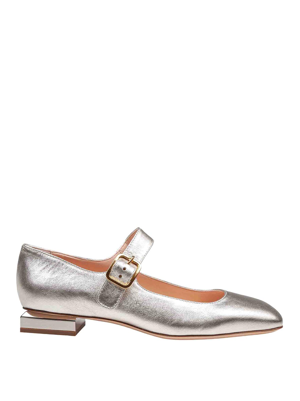 Angie L Bebe Ballerina in Platinum D557004PCKB135G252 (AGL / フラットシューズ ) | AGL (エージーエル)