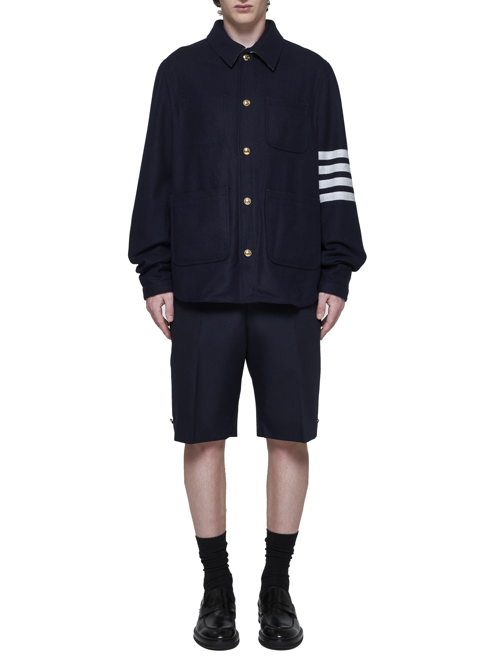 Thom Browne Jackets Blue MJO220UF0522415 (Thom Browne / カジュアルジャケット ) | Thom Browne (トム・ブラウン)(1)