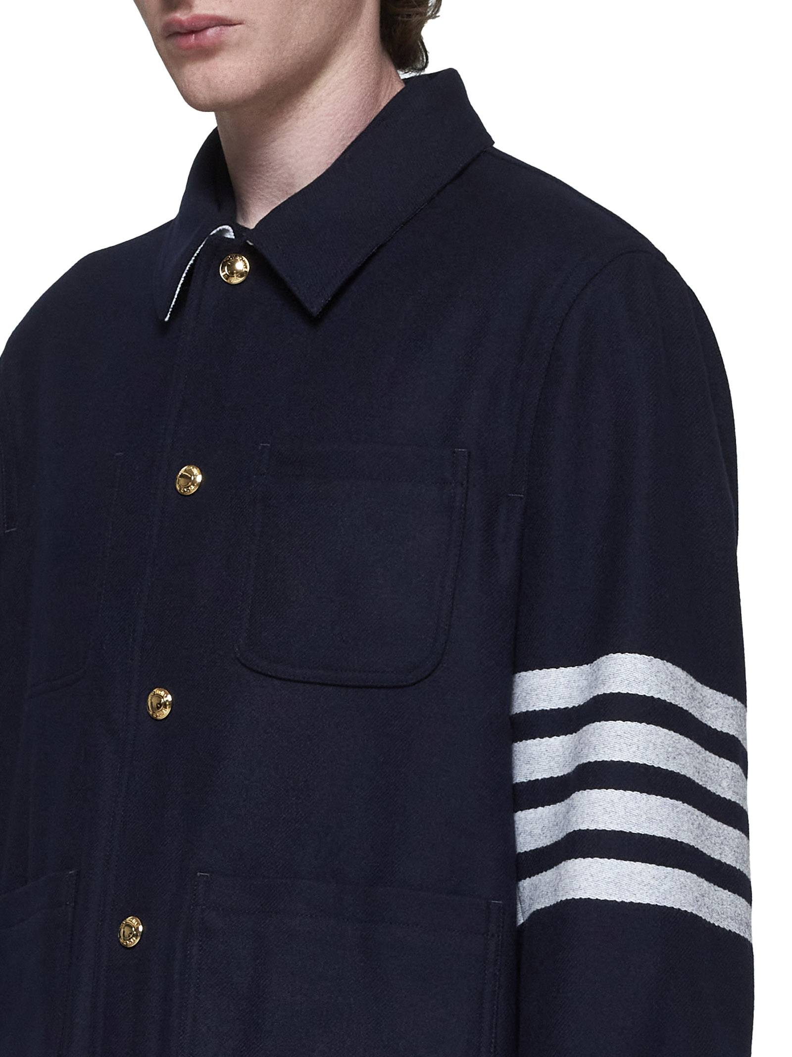 Thom Browne Jackets Blue MJO220UF0522415 (Thom Browne / カジュアルジャケット ) | Thom Browne (トム・ブラウン)(3)
