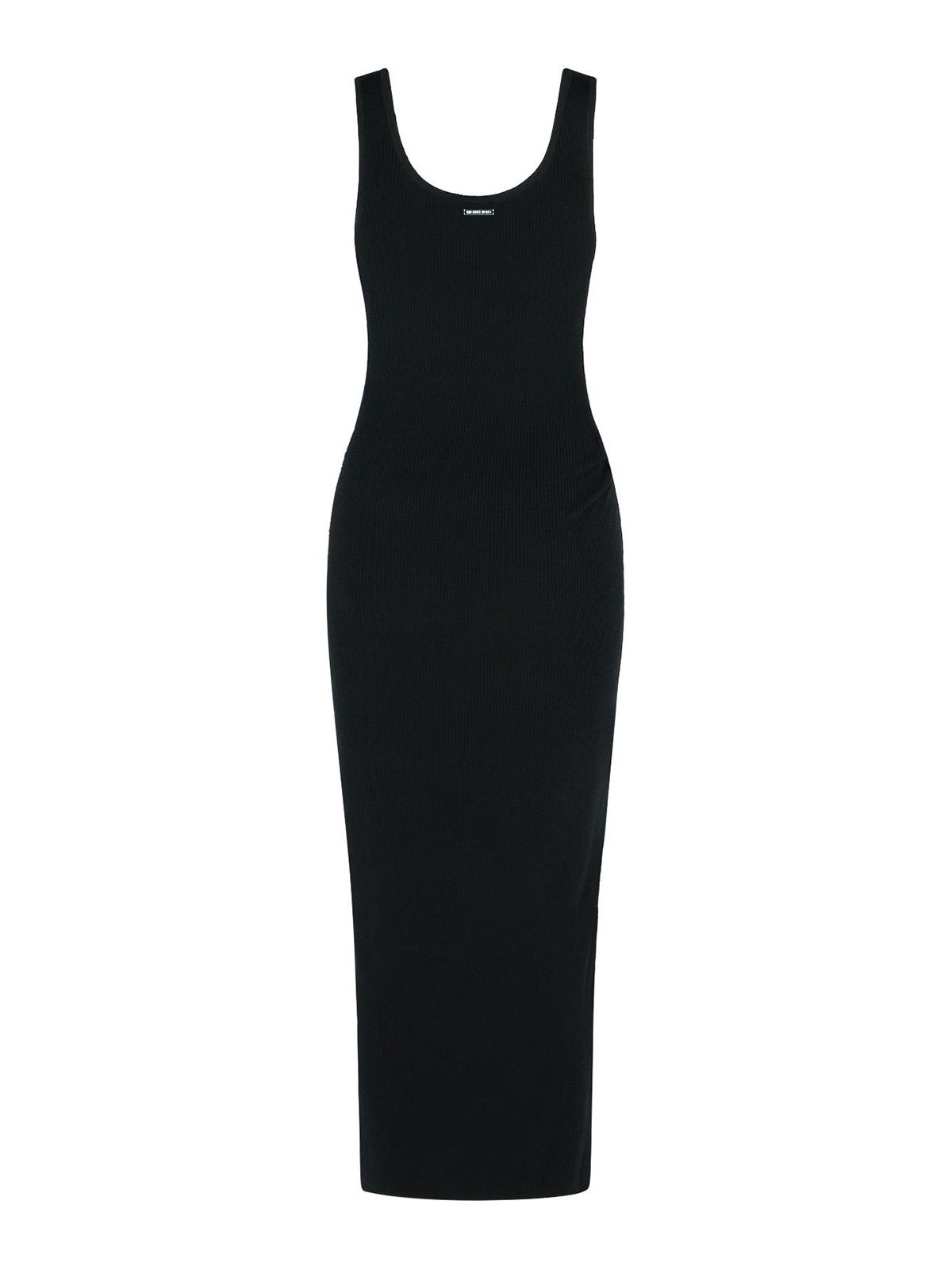 Ruched Black Wool Blend Dress MR582UH4VR001 (MICHAEL KORS / ワンピース・ドレス・オールインワン ) | MICHAEL KORS (マイケル・コース)(1)