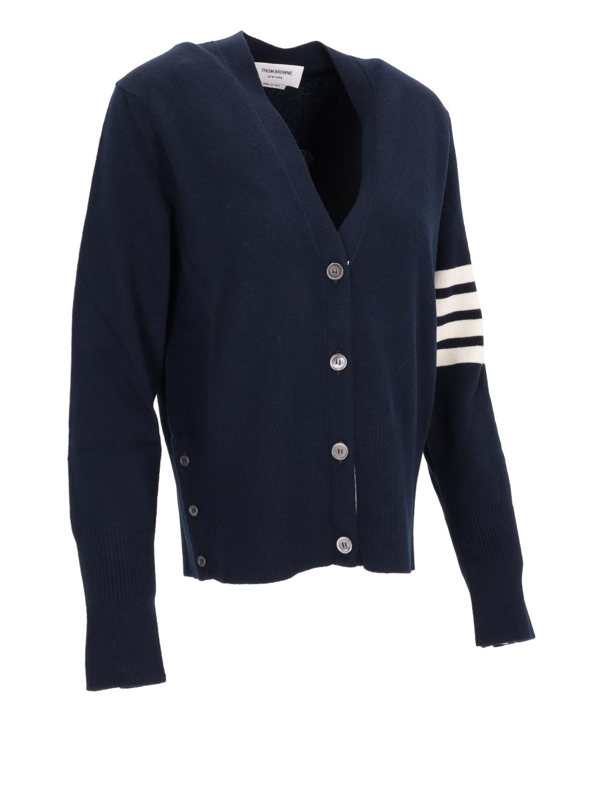 V Neck Cardigan In Merino Wool 4 Bar Stripe FKC618AY1029415 (Thom Browne / ニット・セーター・カーディガン ) | Thom Browne (トム・ブラウン)(2)
