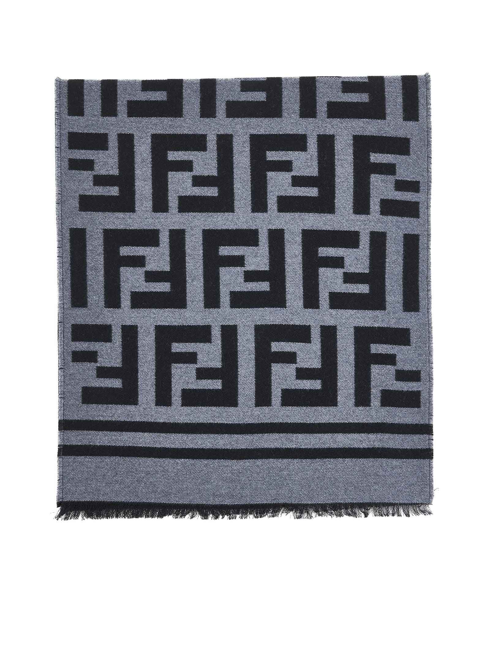Fendi Scarfs Grey FXS424A3Q1F0RP3 (FENDI / スカーフ・マフラー ) | FENDI (フェンディ)