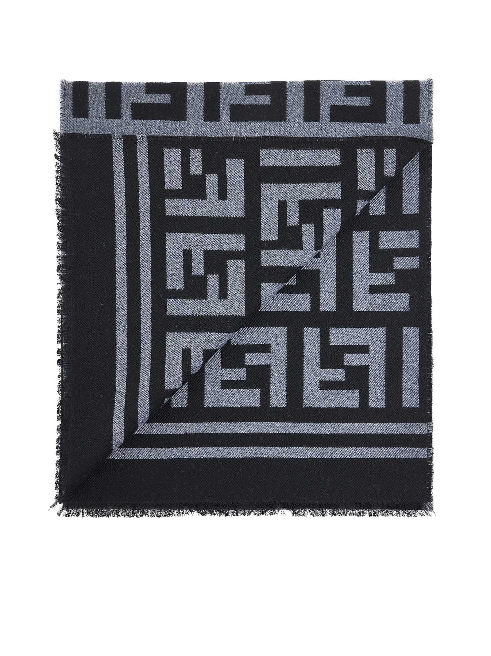 Fendi Scarfs Grey FXS424A3Q1F0RP3 (FENDI / スカーフ・マフラー ) | FENDI (フェンディ)(1)