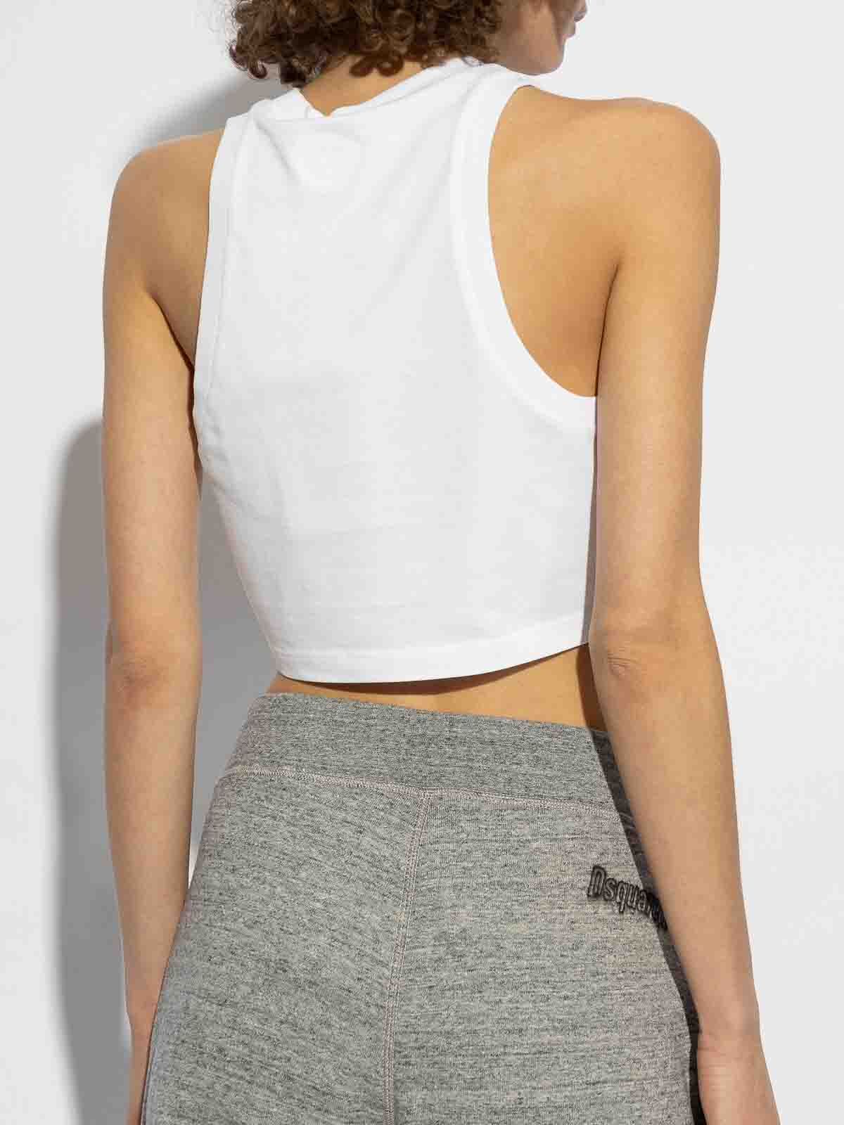 D2 Logo-Print Top S80NL0004D20033100 (Dsquared2 / タンクトップ・キャミソール ) | Dsquared2 (ディースクエアード)(3)