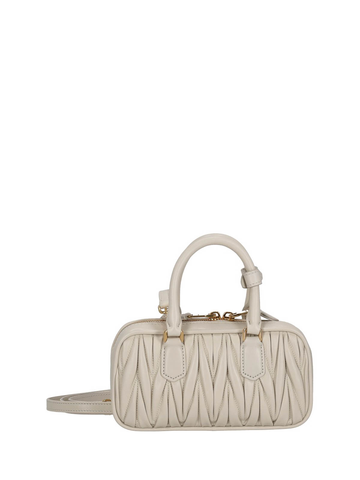 Arcadie Matelass Nappa Leather Mini-Bag 5BP088VOOOAN88F0009 (MIU MIU / ハンドバッグ・ショルダーバッグ ) | MIU MIU (ミュウミュウ)(1)