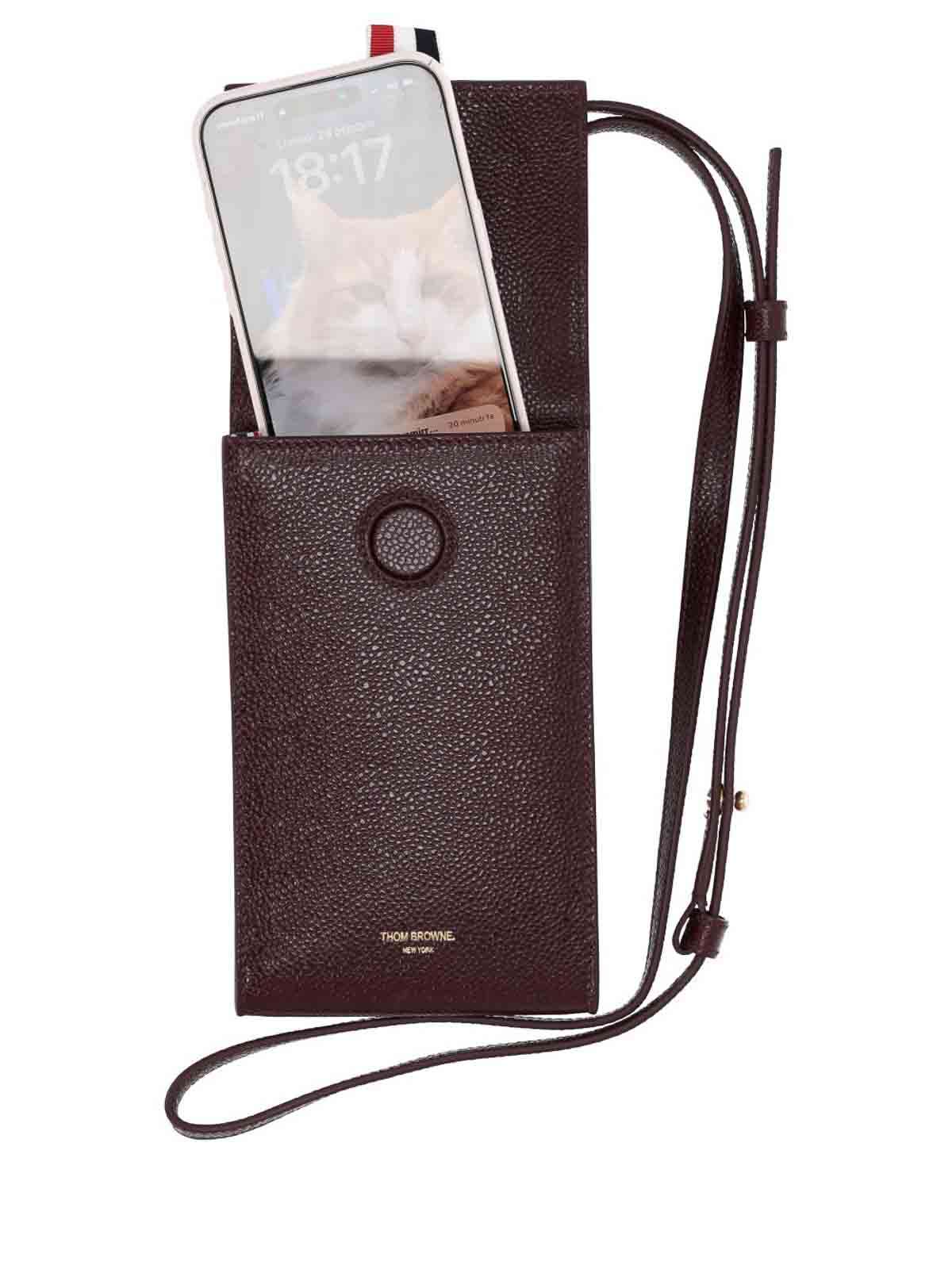 Crossbody Phone Holder MAC113A03542615 (Thom Browne / テックアイテム ) | Thom Browne (トム・ブラウン)(1)