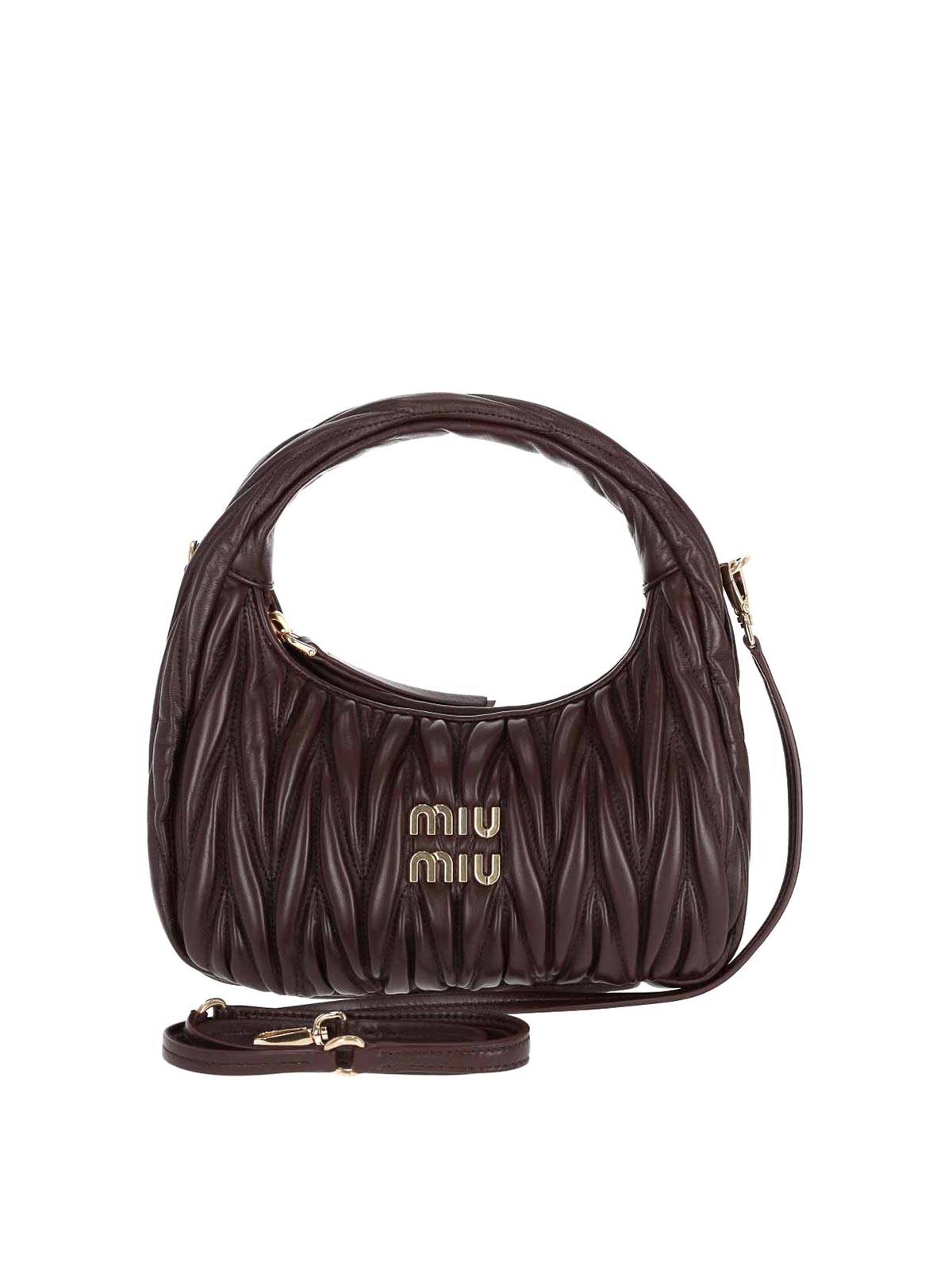 Wander Matelass Mini Bag 5BC125VOOYN88F0NBL (MIU MIU / ハンドバッグ・ショルダーバッグ ) | MIU MIU (ミュウミュウ)